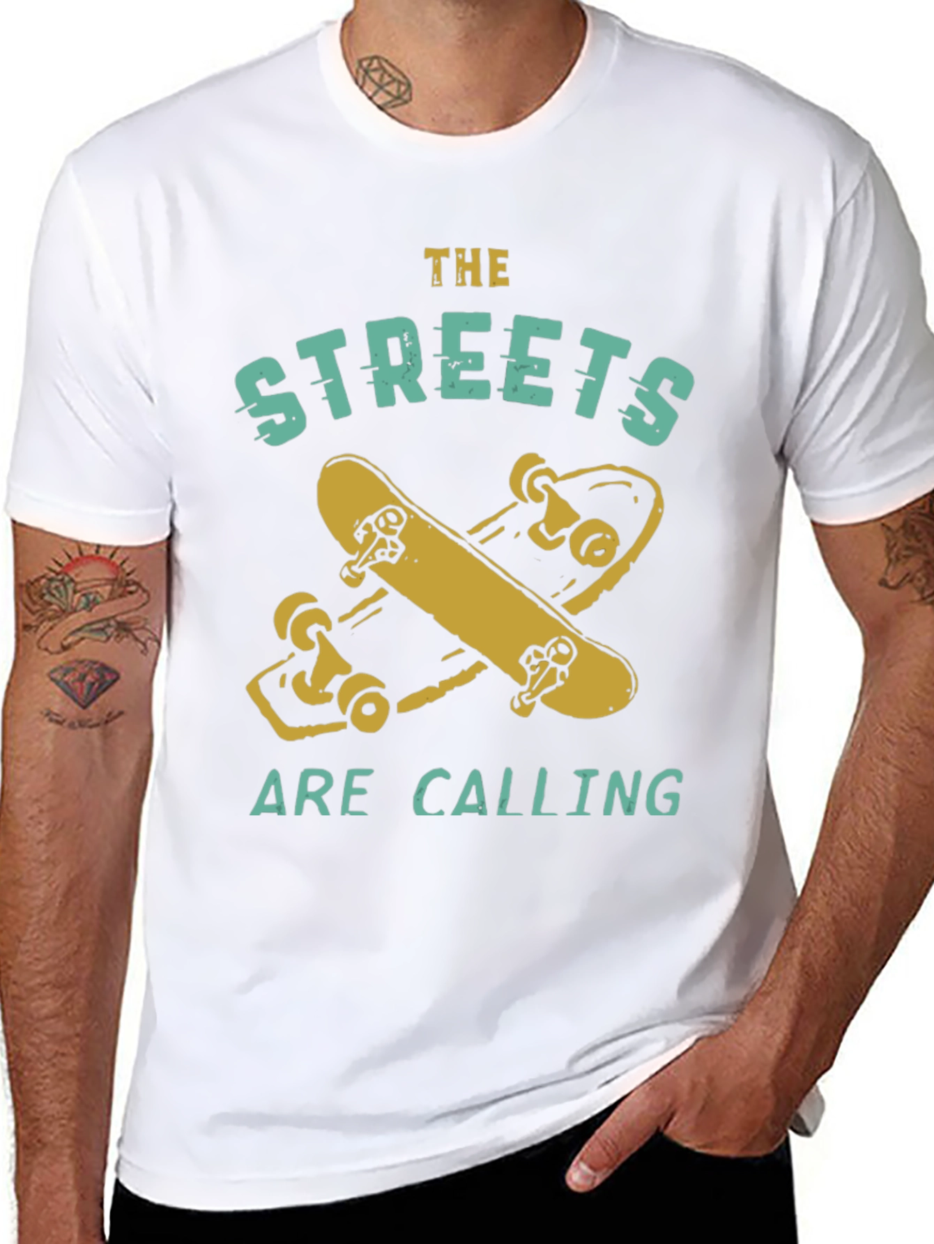 Streets Are Calling Graphic Tee - Black T-Shirt