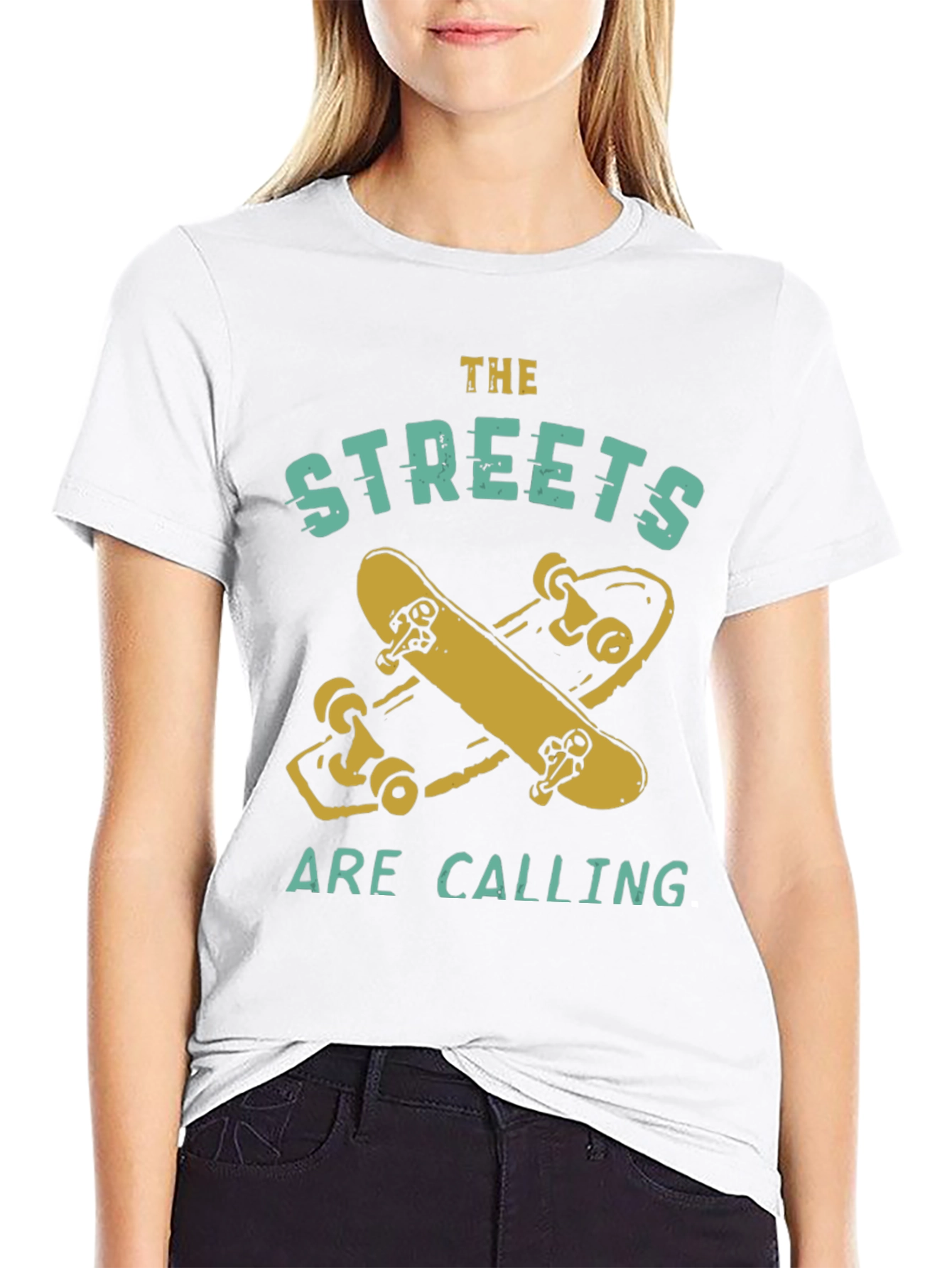 Streets Are Calling Graphic Tee - Black T-Shirt