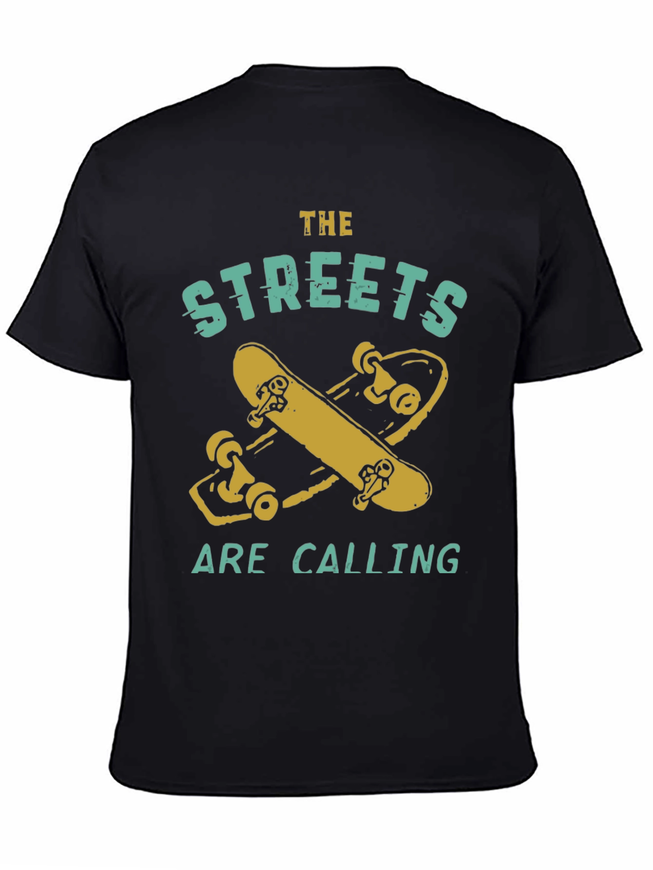 Streets Are Calling Graphic Tee - Black T-Shirt