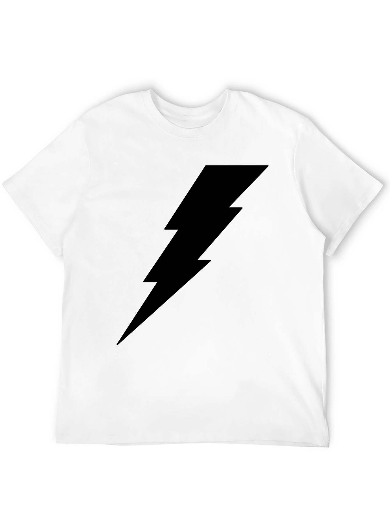 Lightning Bolt Graphic Tee - Classic Black