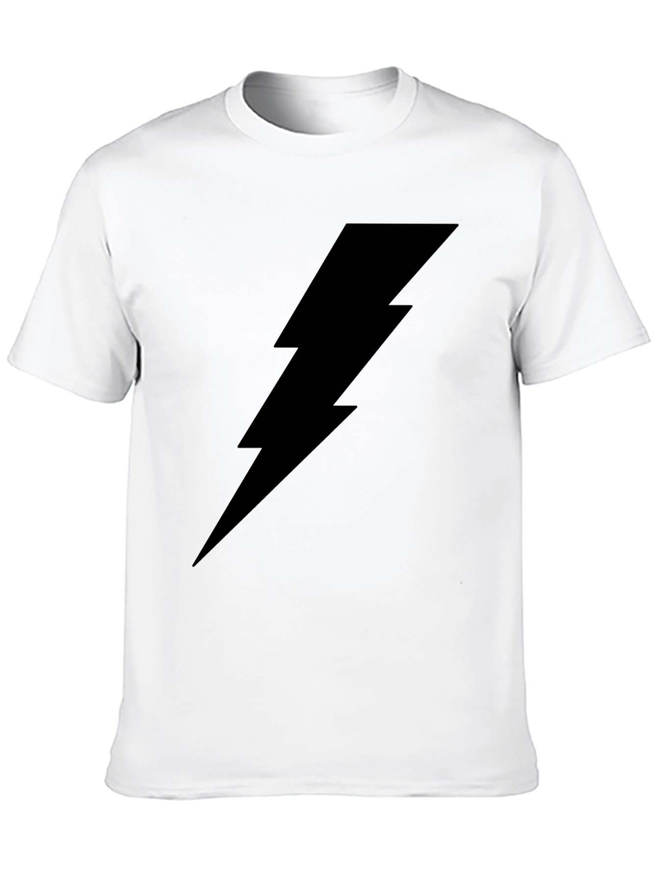 Lightning Bolt Graphic Tee - Classic Black