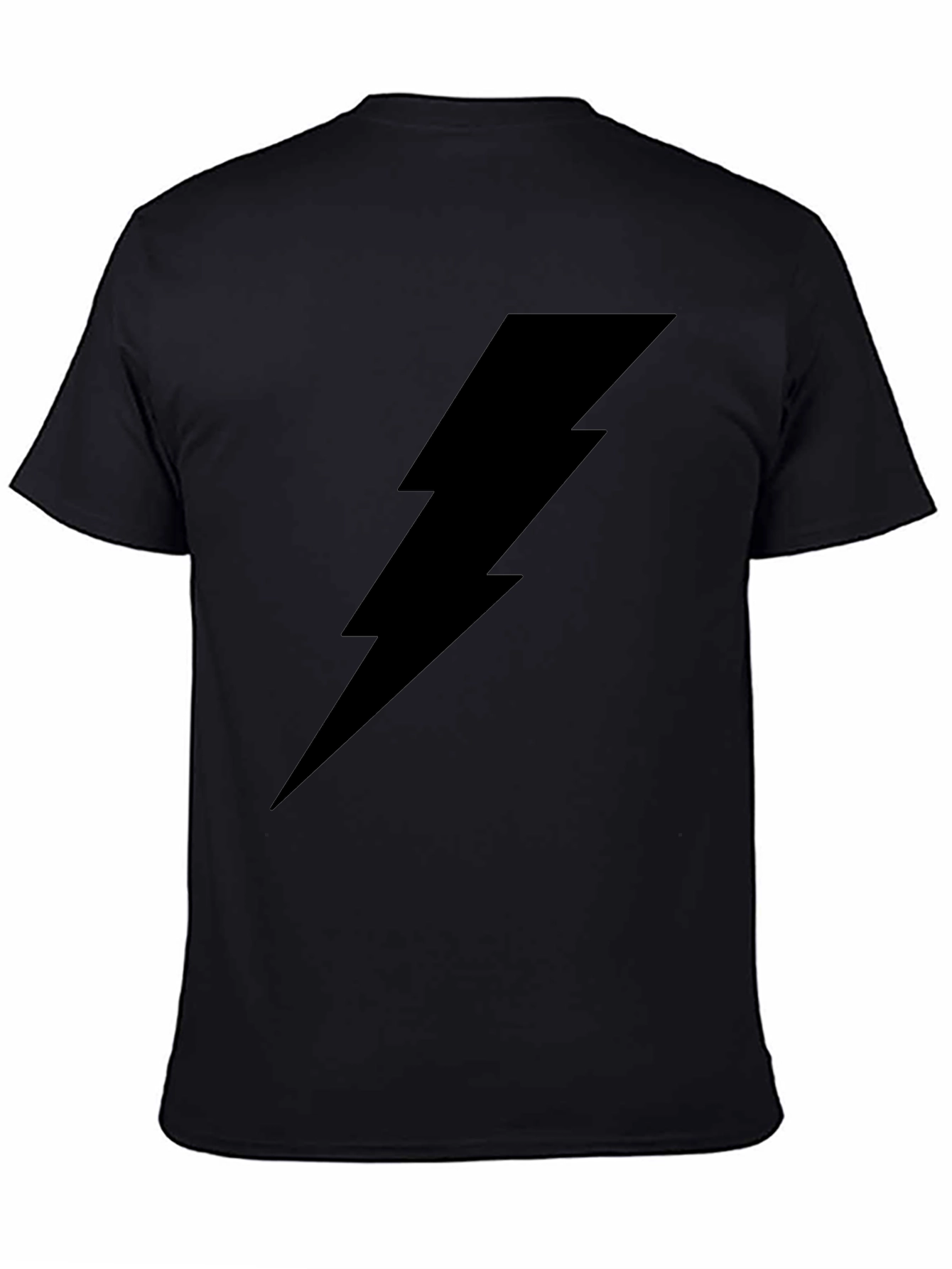 Lightning Bolt Graphic Tee - Classic Black