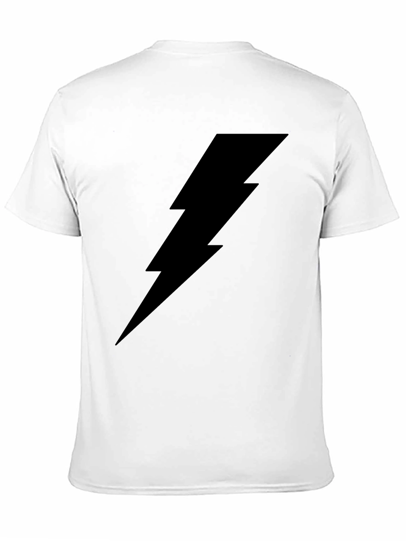 Lightning Bolt Graphic Tee - Classic Black