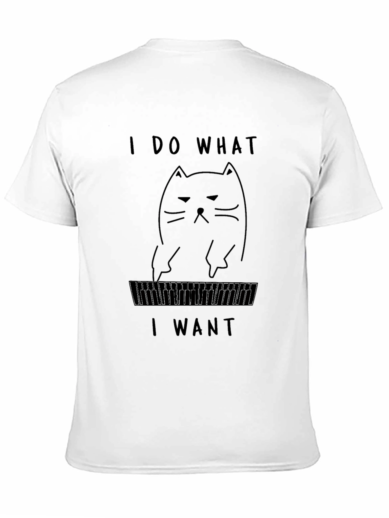 I Do What I Want Cat Graphic Tee