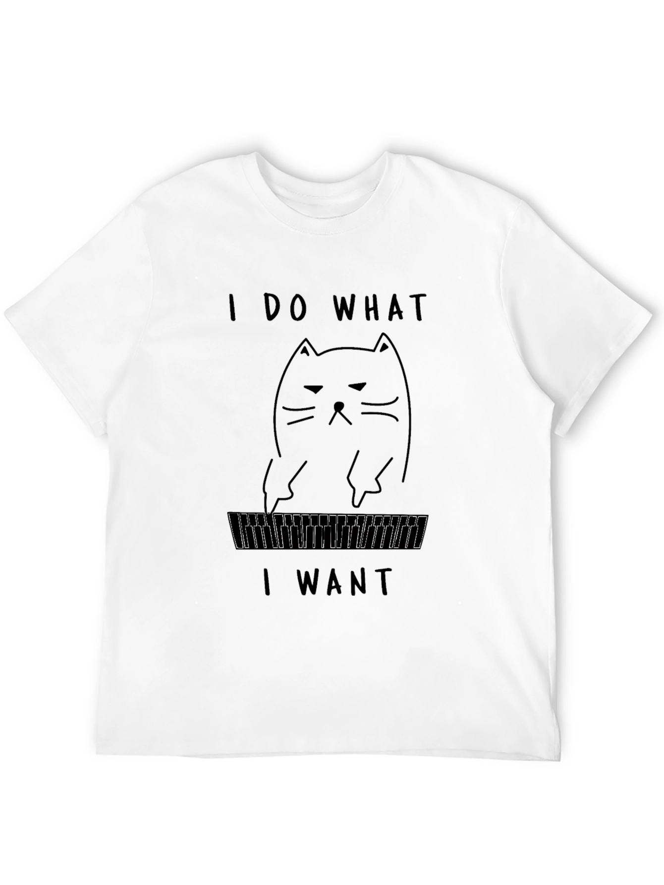 I Do What I Want Cat Graphic Tee