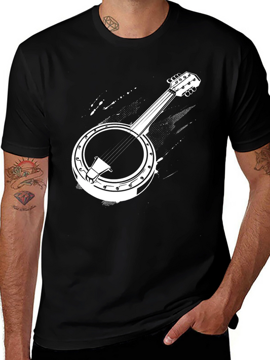 Banjo Graphic Tee - Musicians Gift