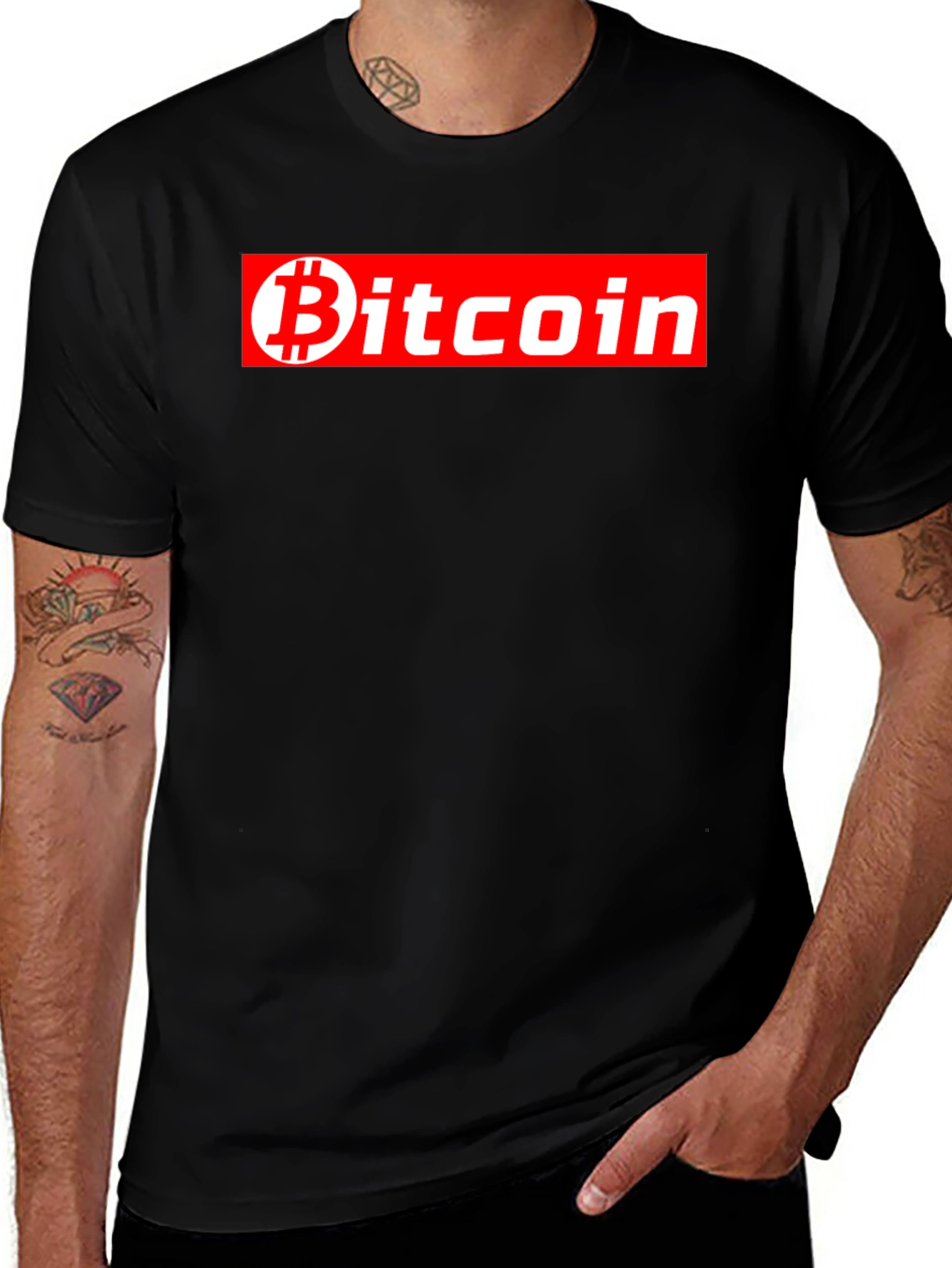 Bitcoin T-Shirt - Black BTC Crypto Tee