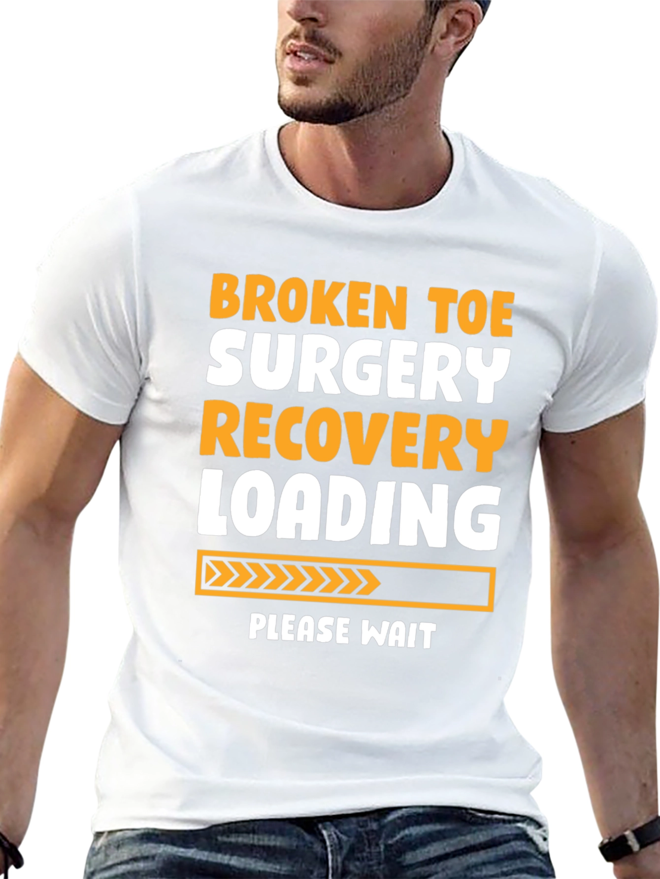Broken Toe Surgery Recovery Loading T-Shirt