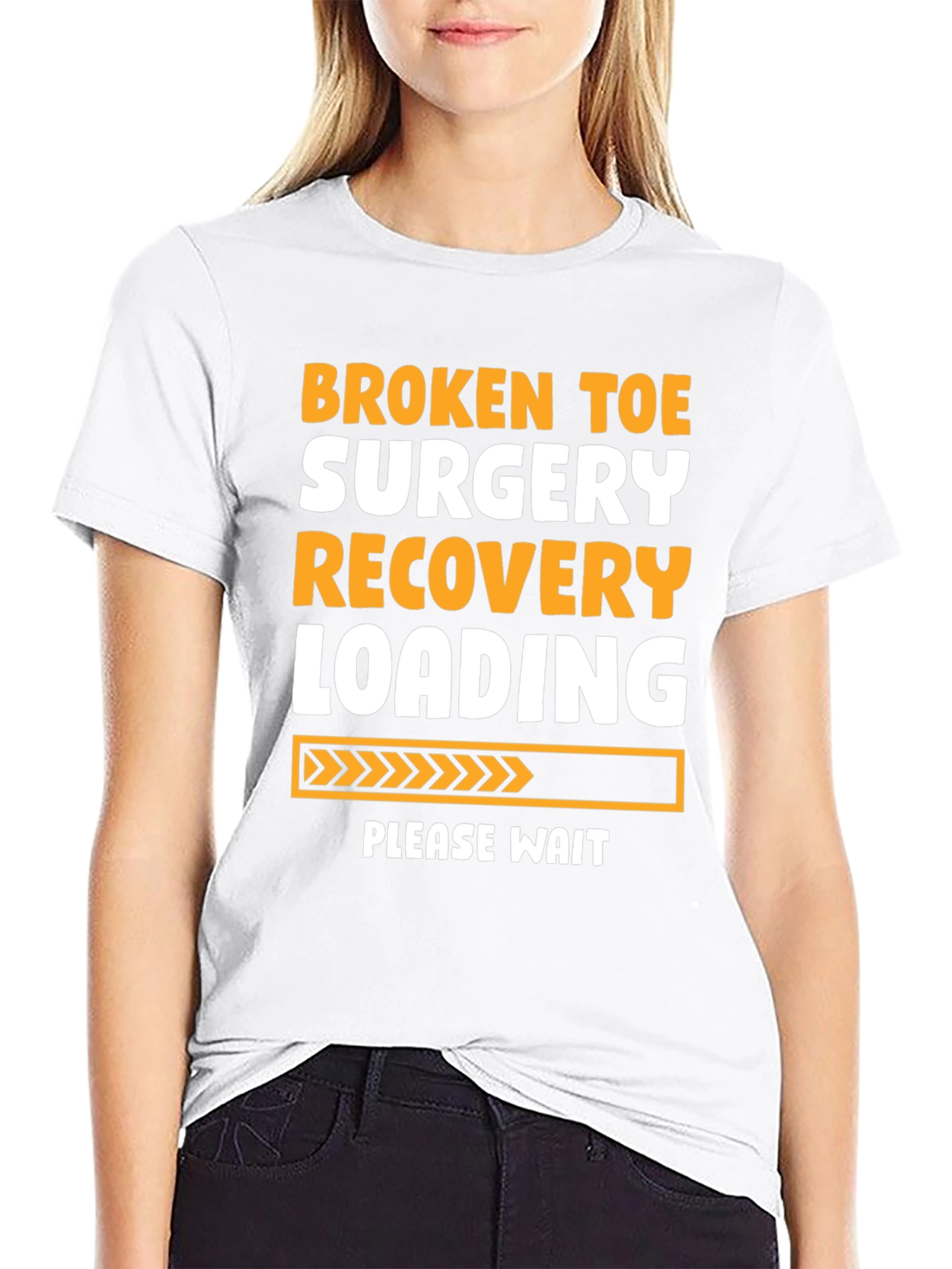 Broken Toe Surgery Recovery Loading T-Shirt