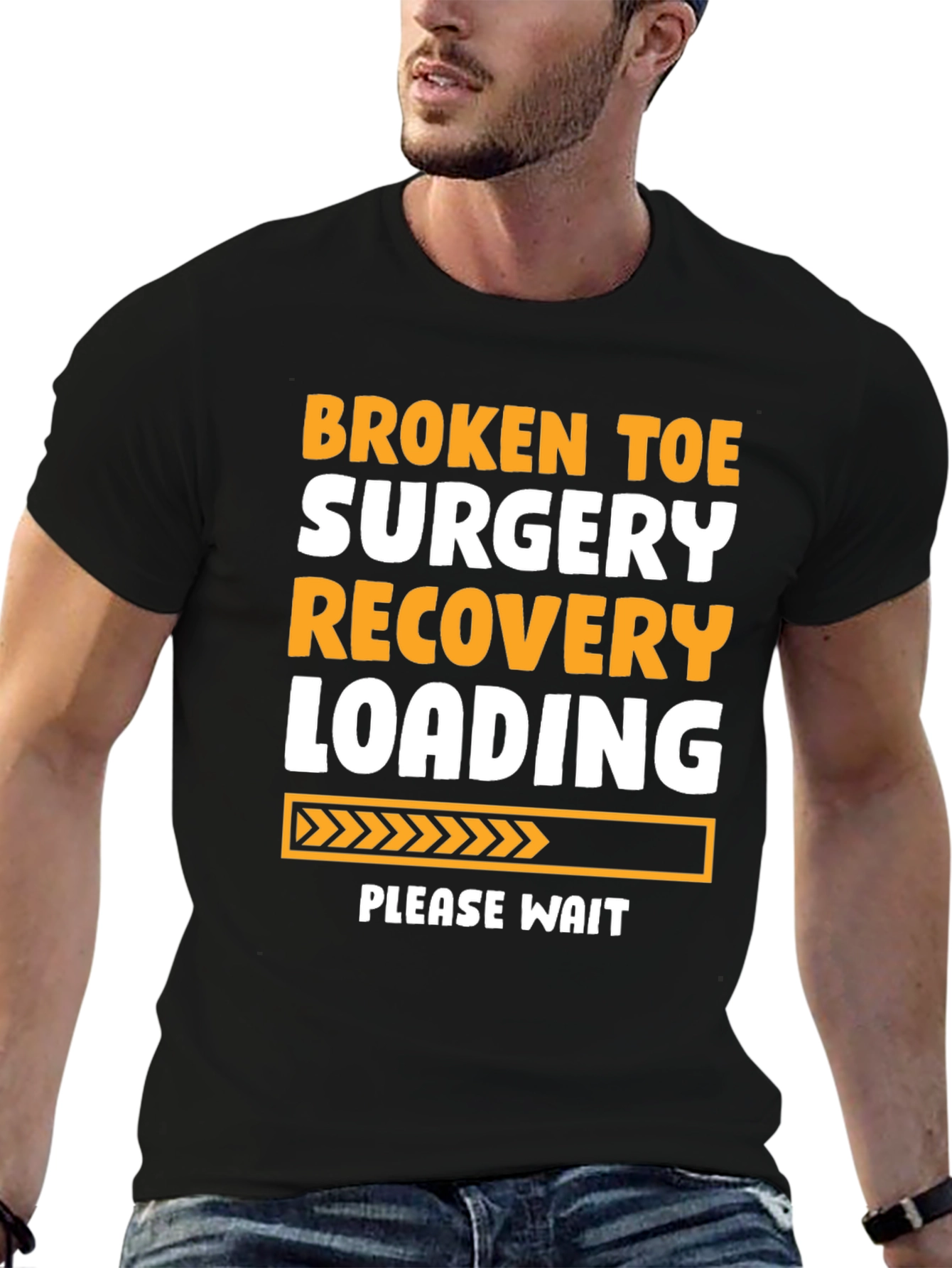 Broken Toe Surgery Recovery Loading T-Shirt