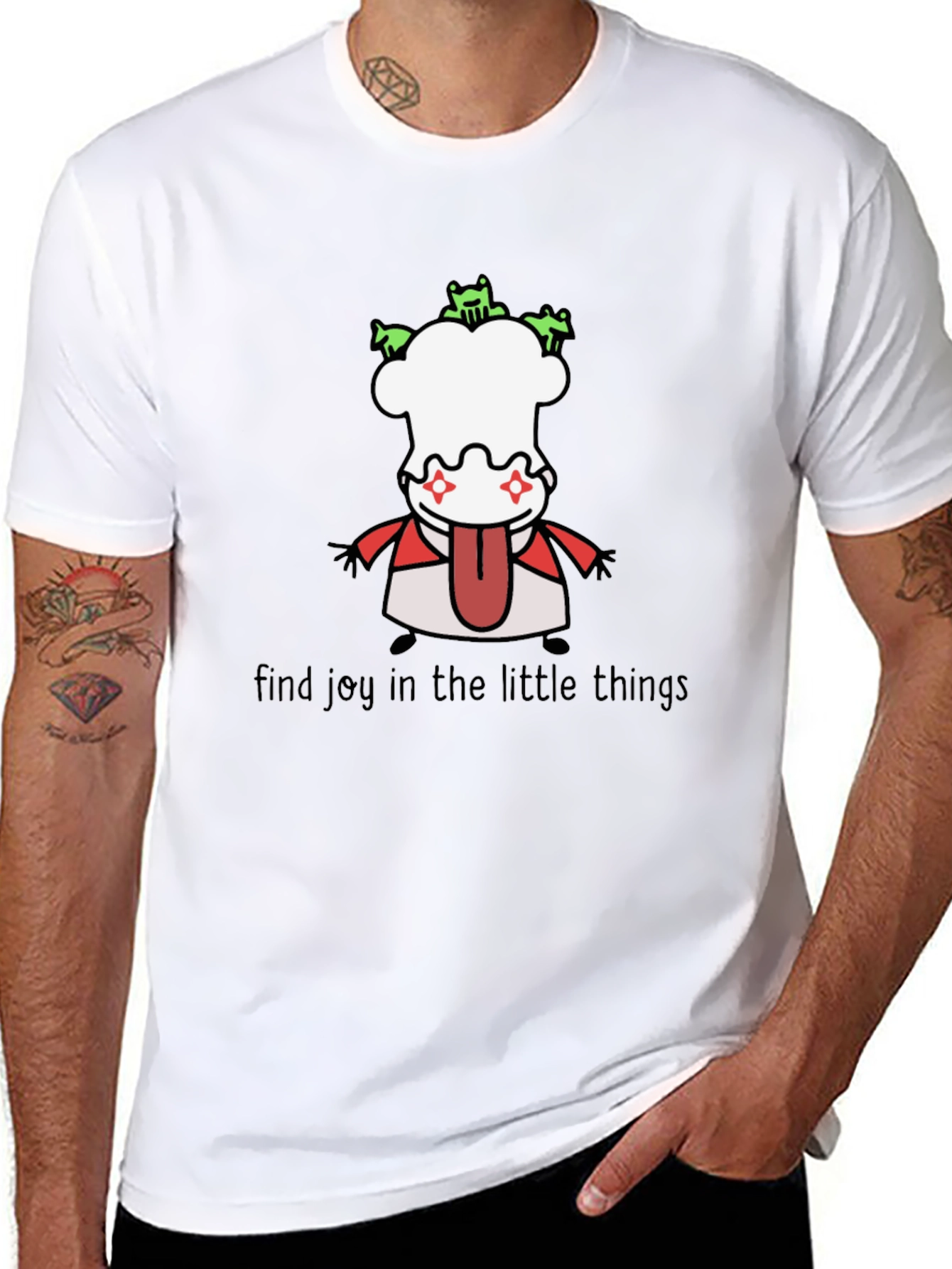 Whimsical Graphic Tee: Find Joy in the Little Things