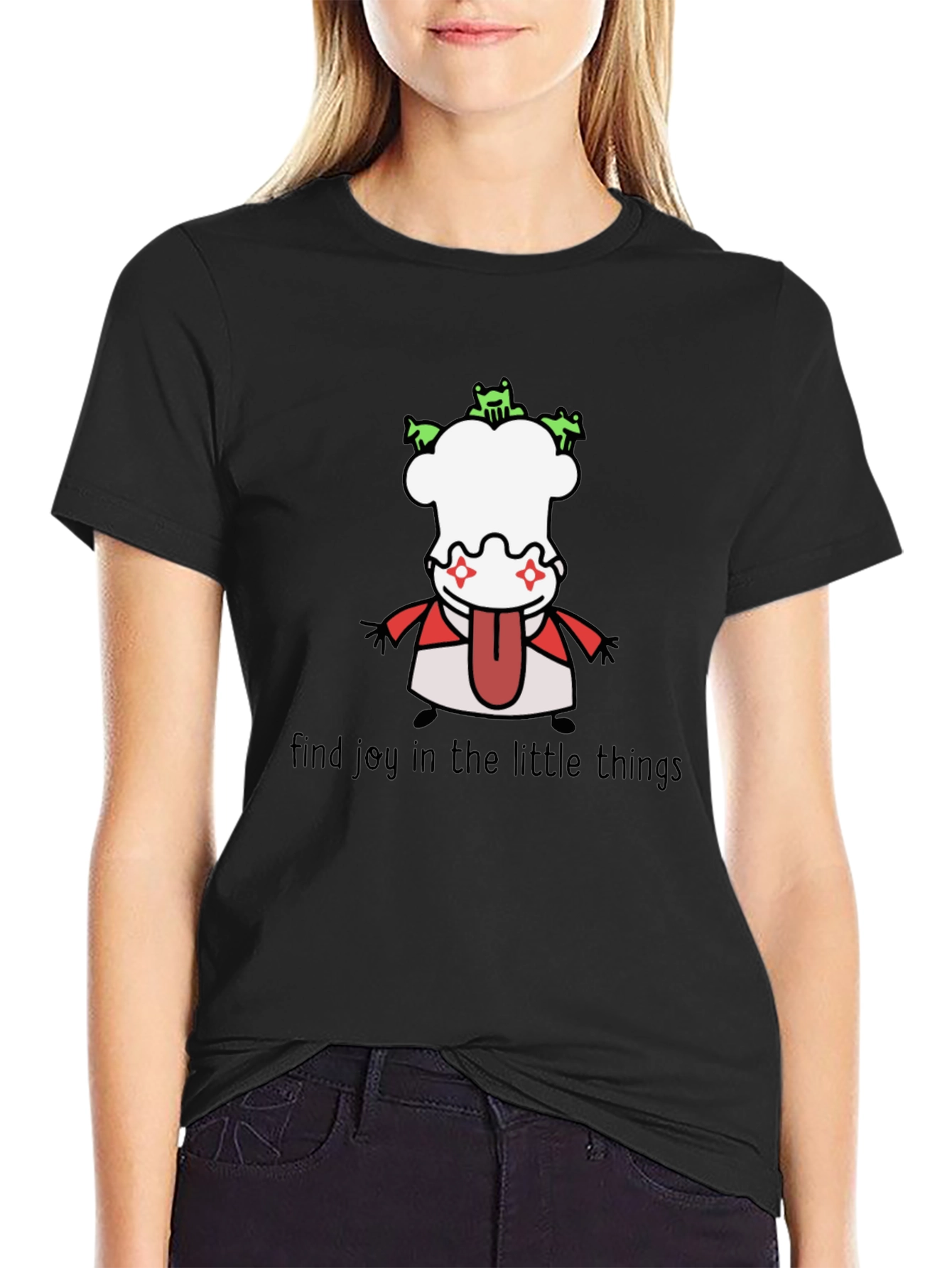 Whimsical Graphic Tee: Find Joy in the Little Things