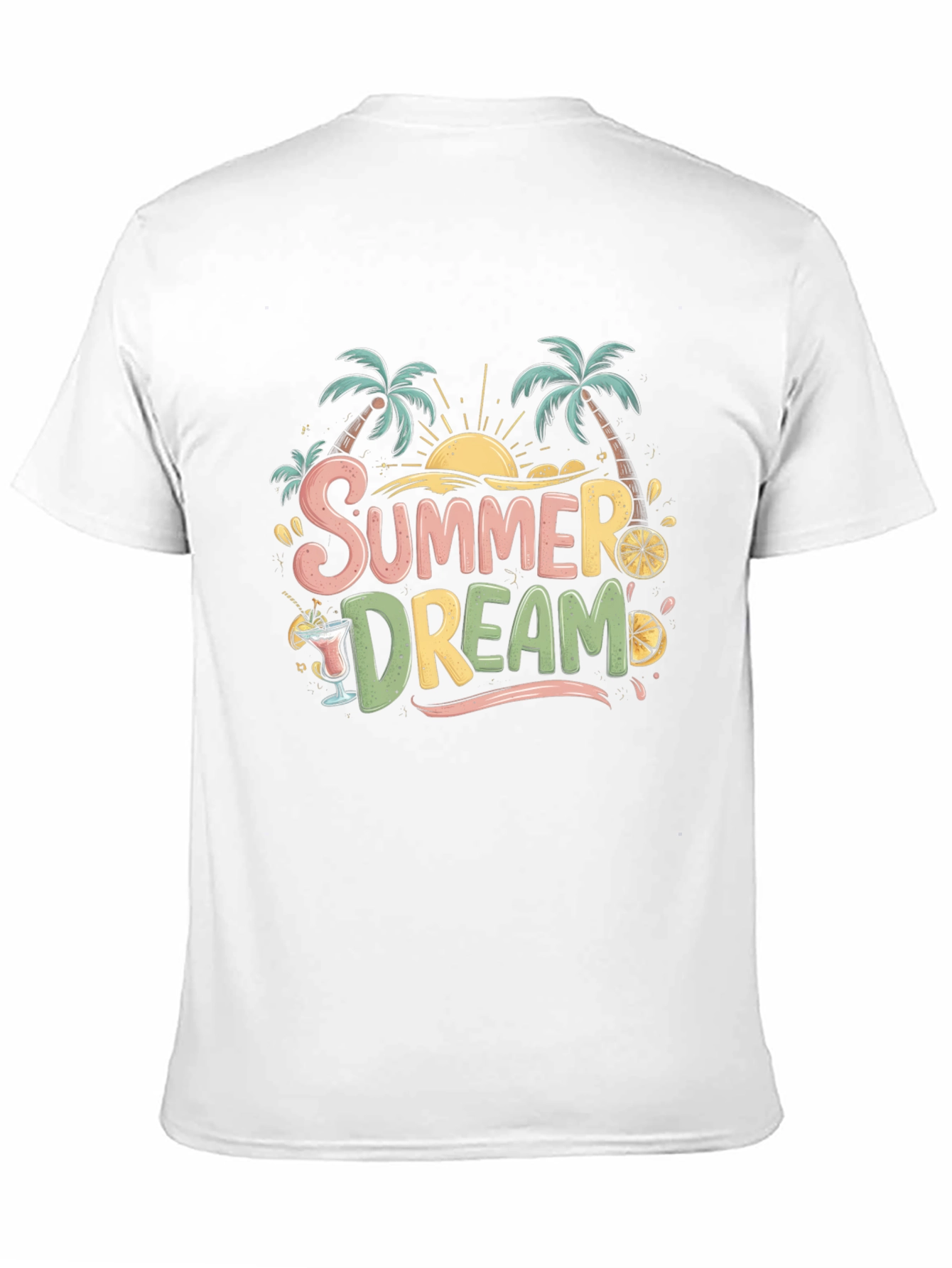 Summer Dream T-Shirt - Tropical Palm Tee