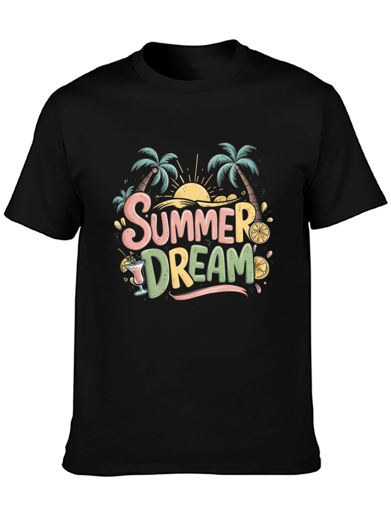 Summer Dream T-Shirt - Tropical Palm Tee