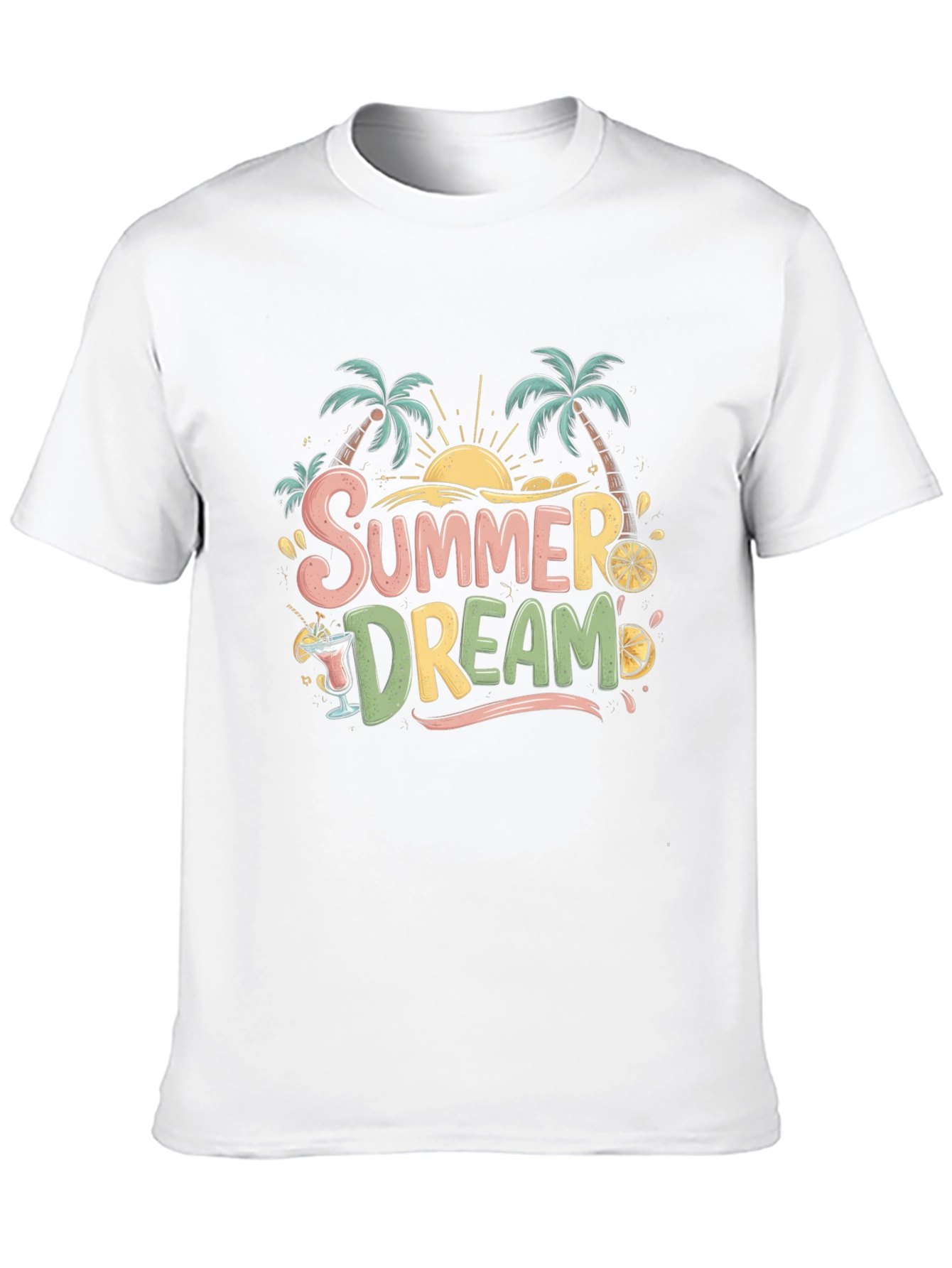 Summer Dream T-Shirt - Tropical Palm Tee