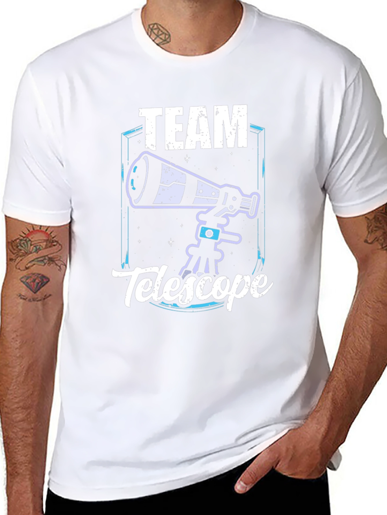 Team Telescope Graphic T-Shirt - Space & Science Tee