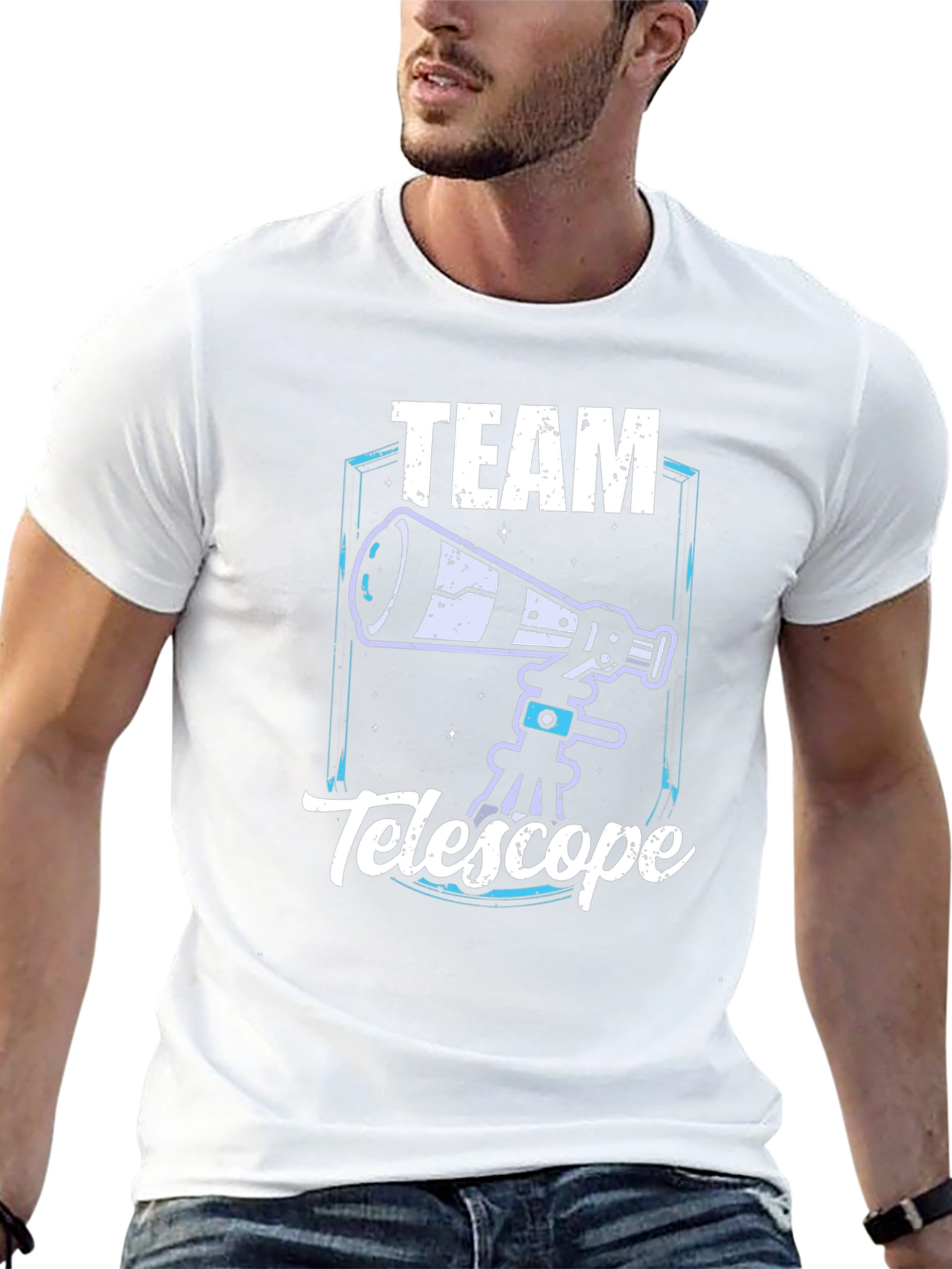 Team Telescope Graphic T-Shirt - Space & Science Tee