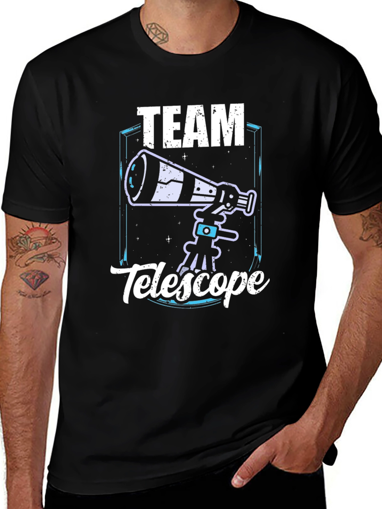 Team Telescope Graphic T-Shirt - Space & Science Tee