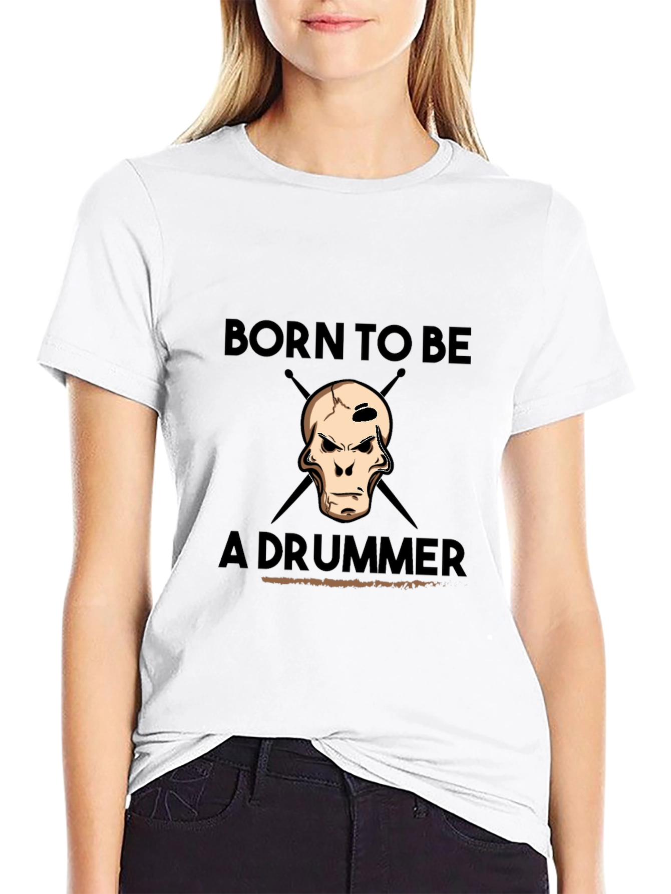Born To Be A Drummer Graphic Tee