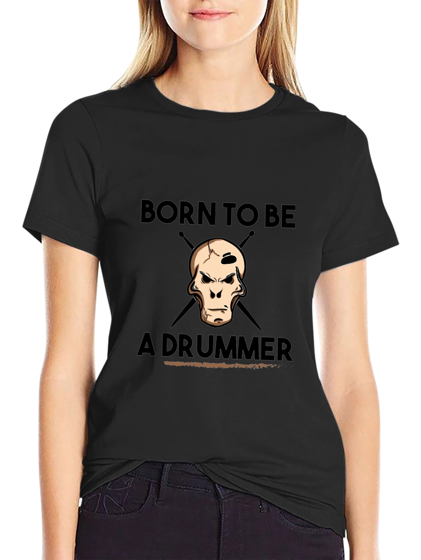 Born To Be A Drummer Graphic Tee