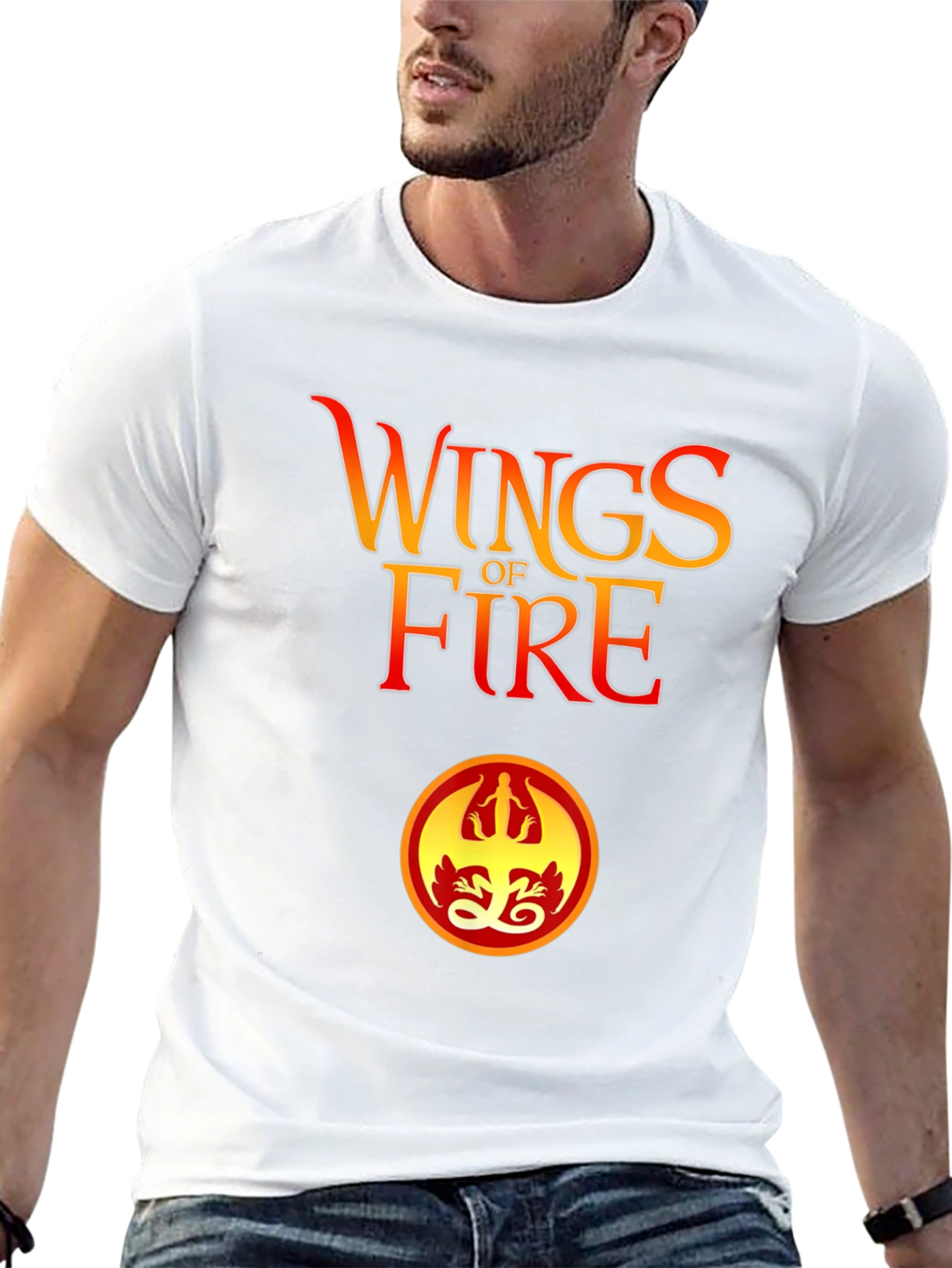 Wings of Fire Graphic Tee - Black