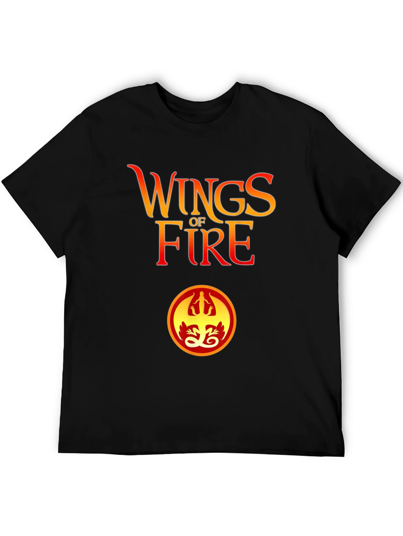 Wings of Fire Graphic Tee - Black