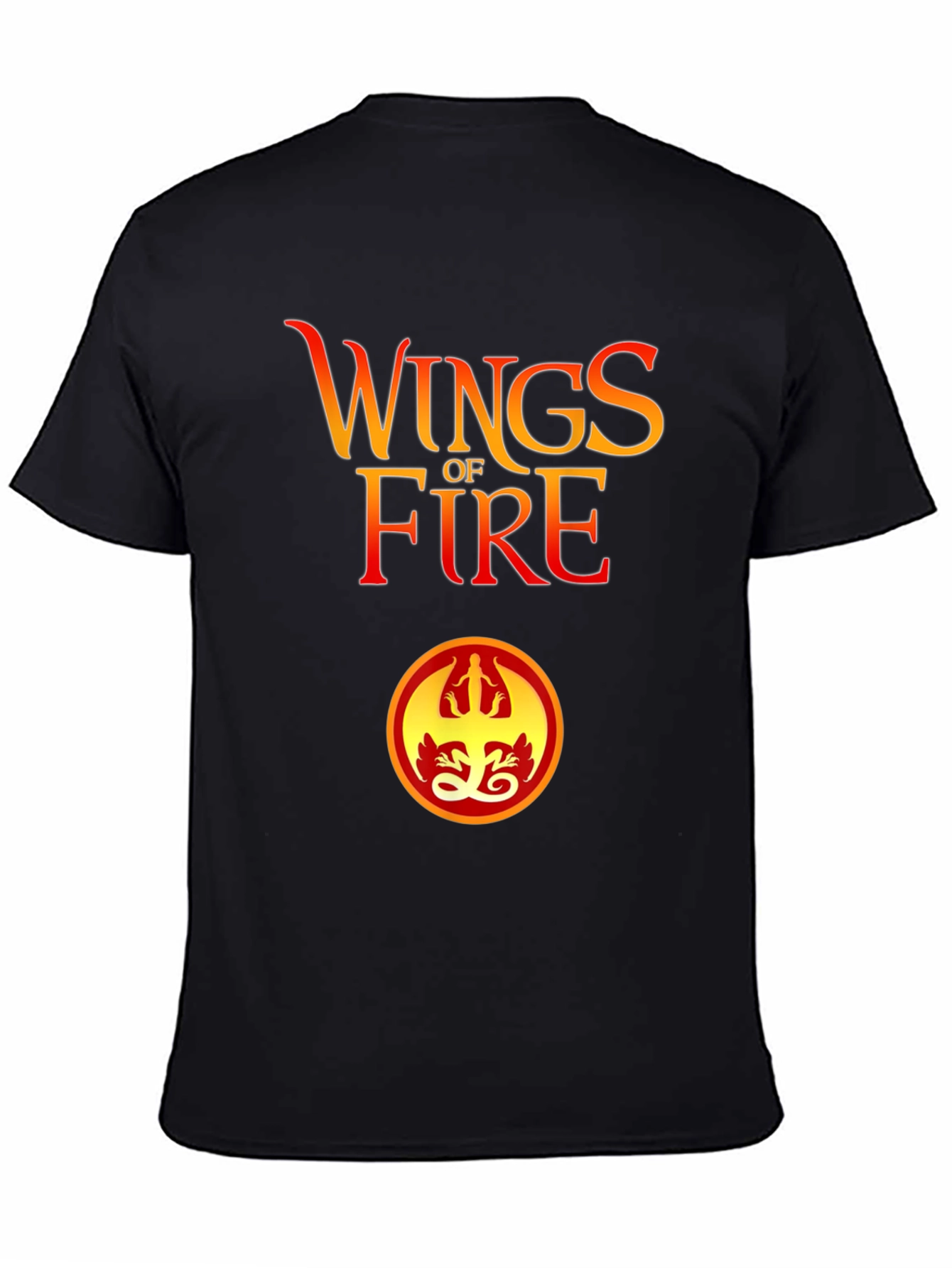 Wings of Fire Graphic Tee - Black