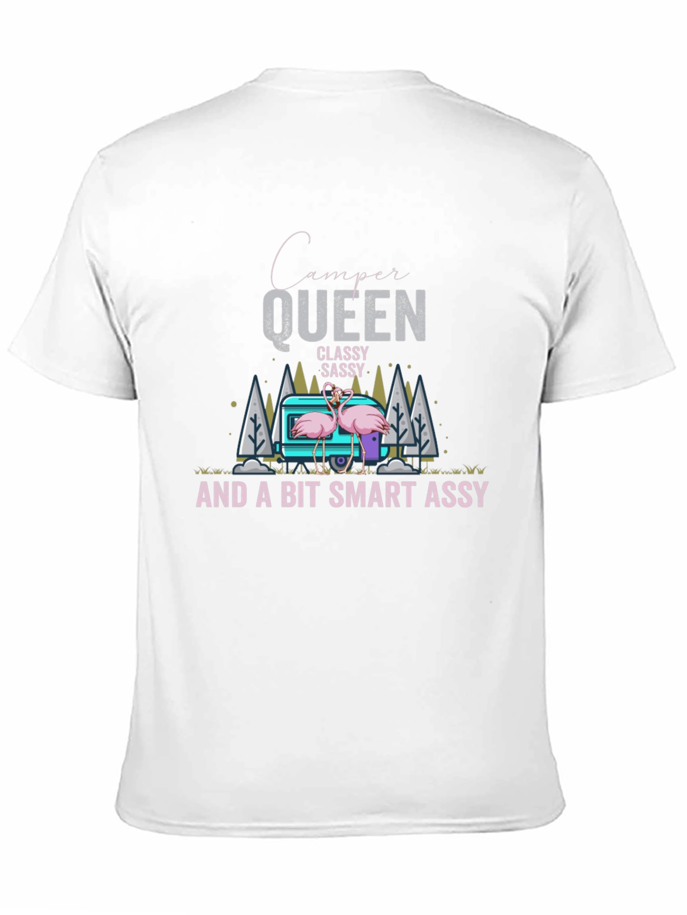 Camper Queen Black Graphic T-Shirt