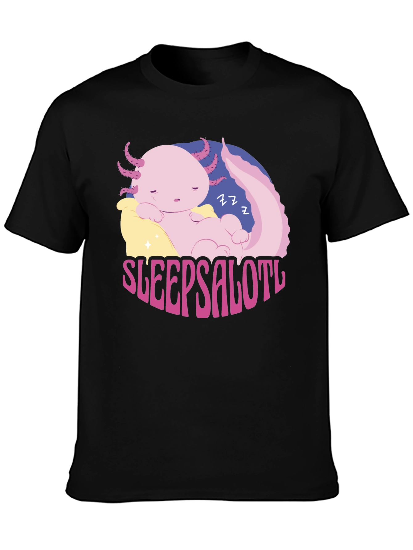 Sleepsalotl Axolotl T-Shirt - Cute & Comfy