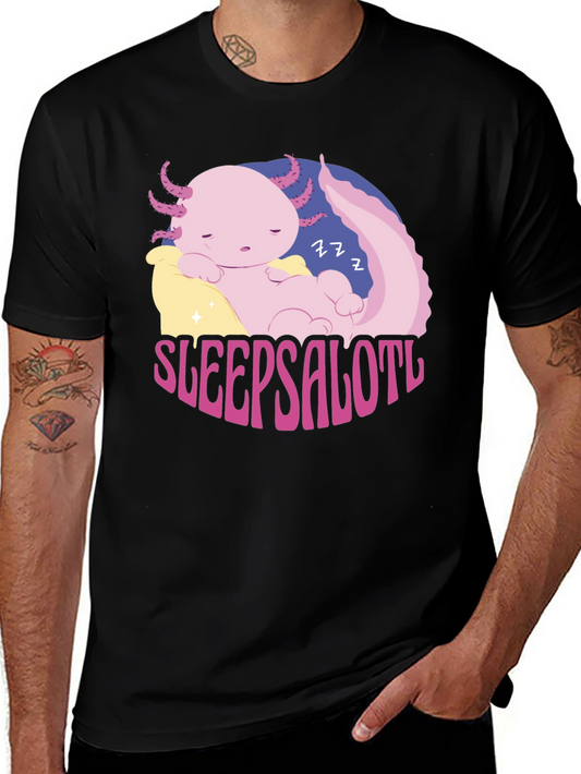 Sleepsalotl Axolotl T-Shirt - Cute & Comfy