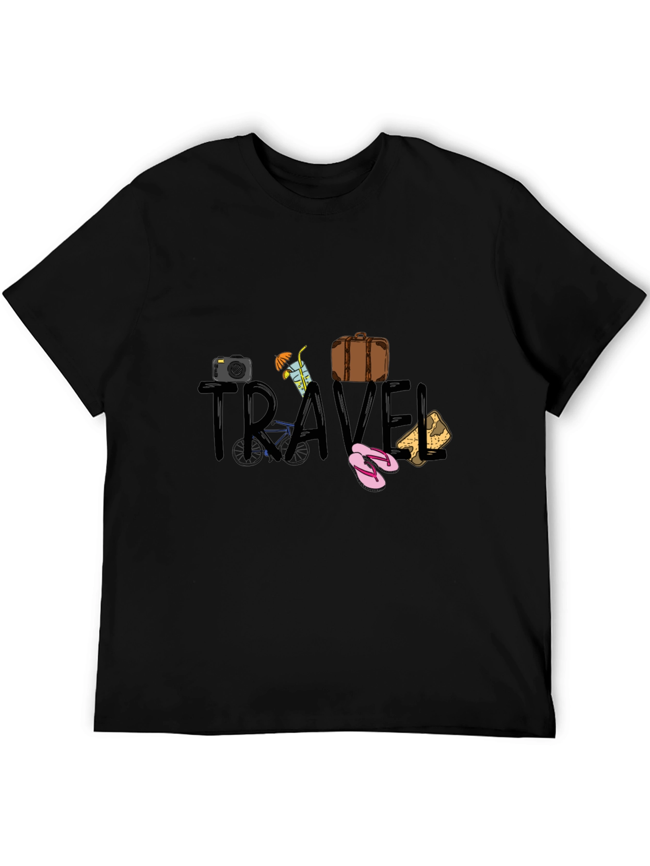 Travel Themed Graphic T-Shirt