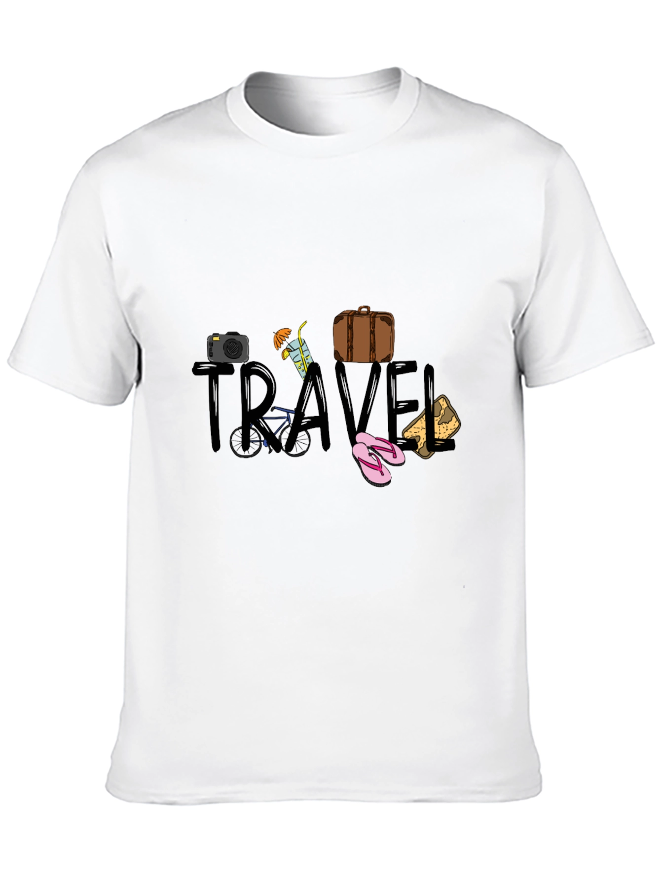 Travel Themed Graphic T-Shirt