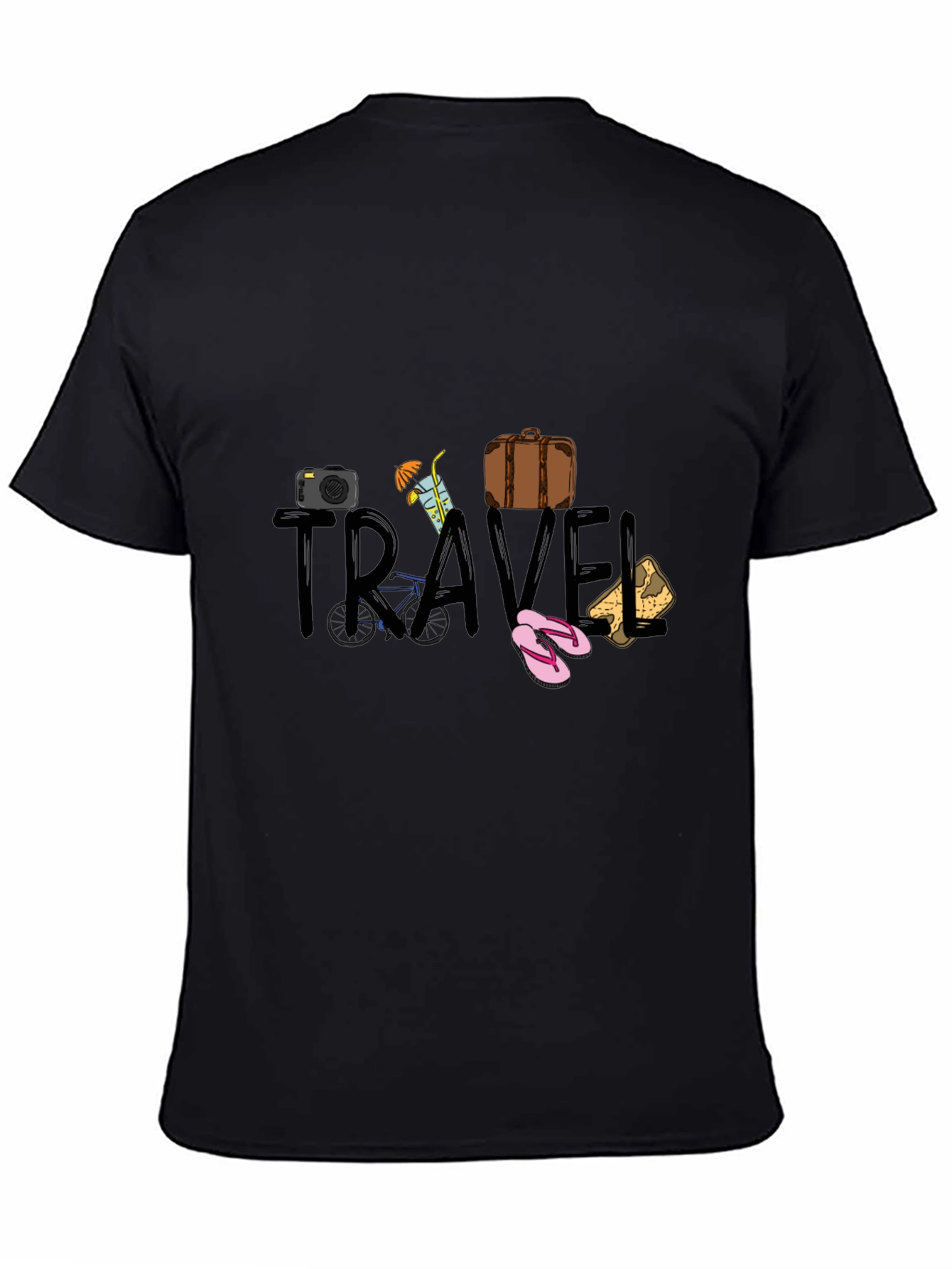Travel Themed Graphic T-Shirt