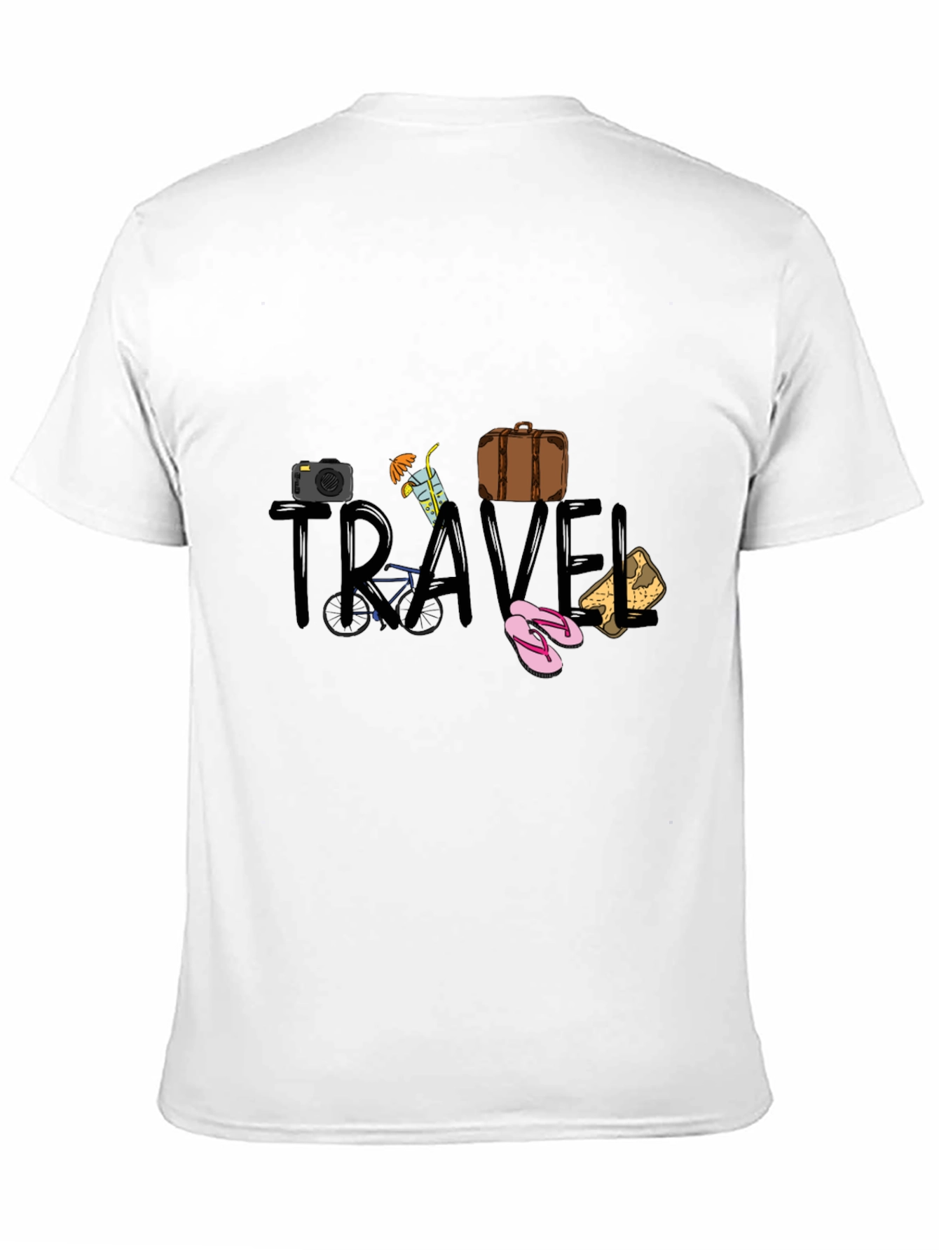 Travel Themed Graphic T-Shirt