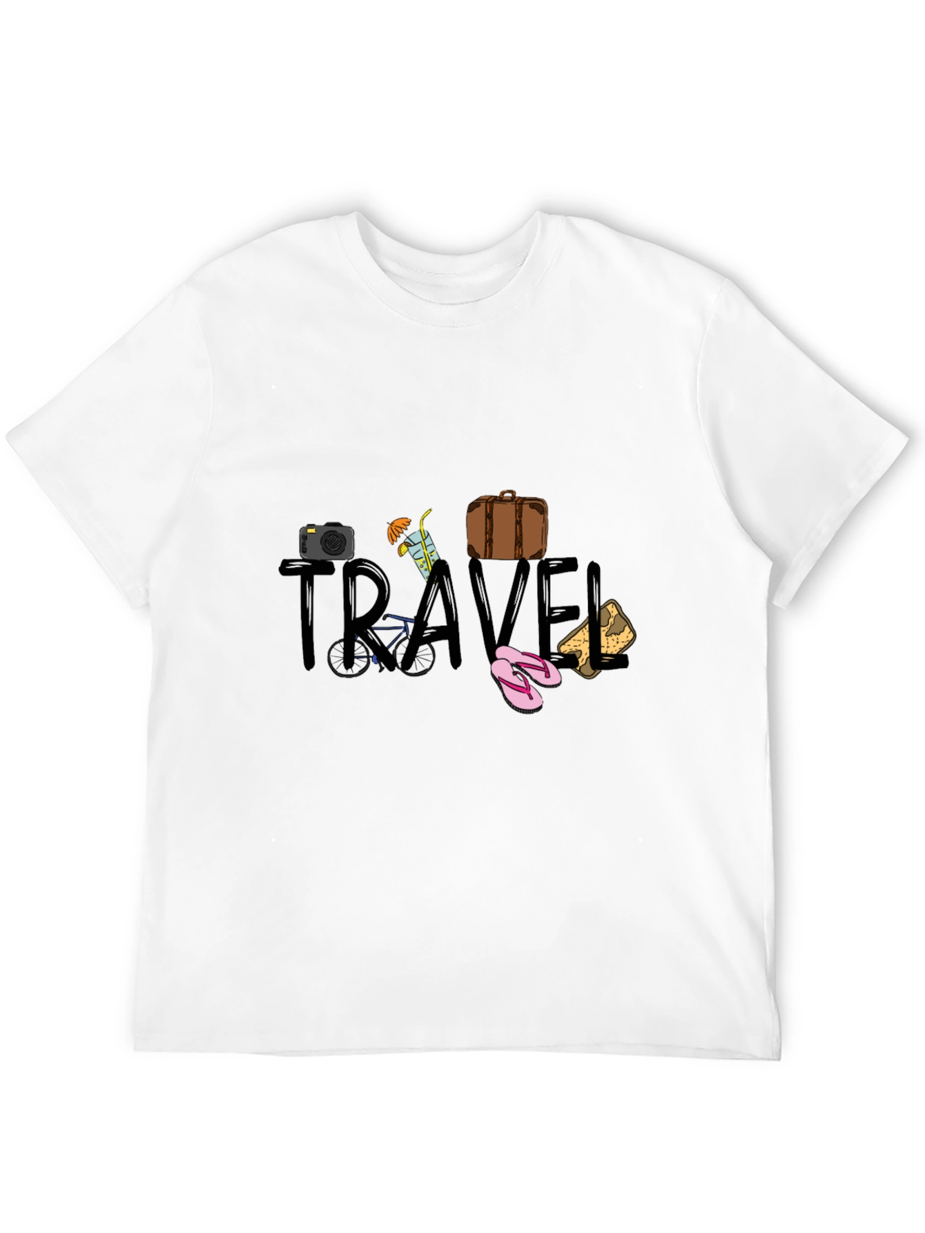 Travel Themed Graphic T-Shirt