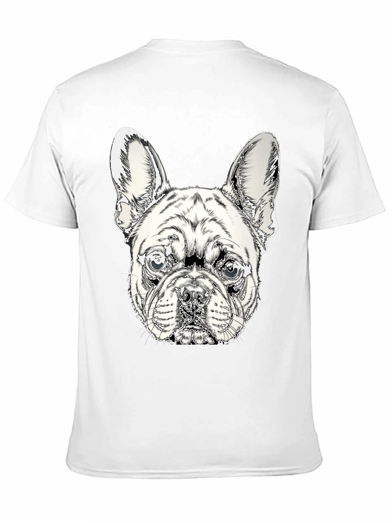 French Bulldog Graphic Tee - Stylish Black Cotton Shirt