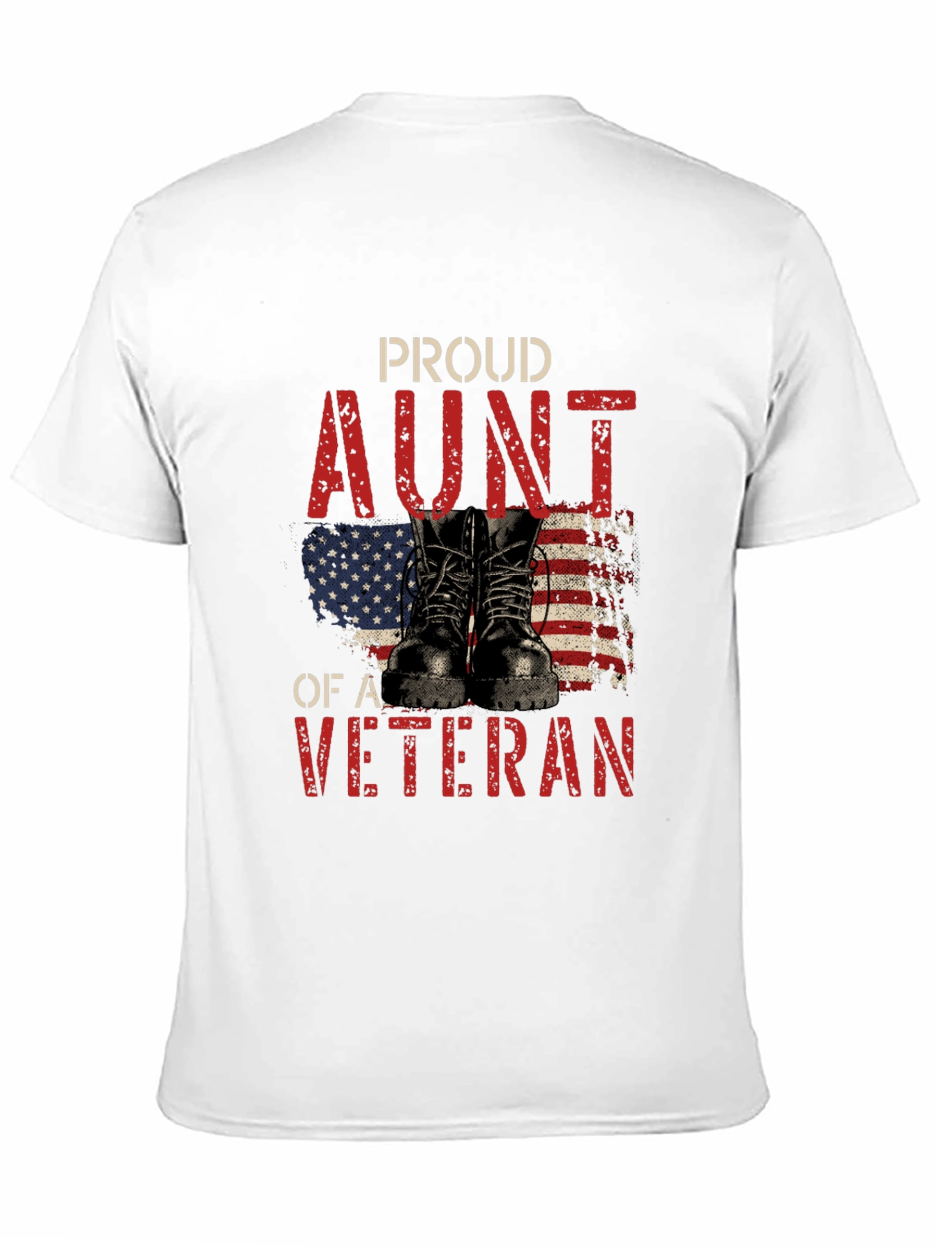 Proud Aunt of a Veteran Graphic T-Shirt