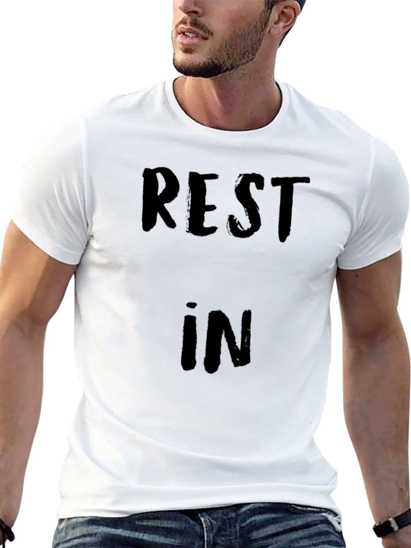 Rest In Peace T-Shirt - Black Graphic Tee