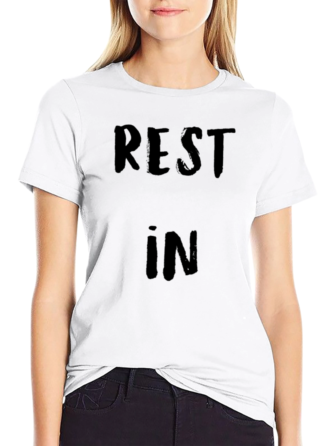 Rest In Peace T-Shirt - Black Graphic Tee