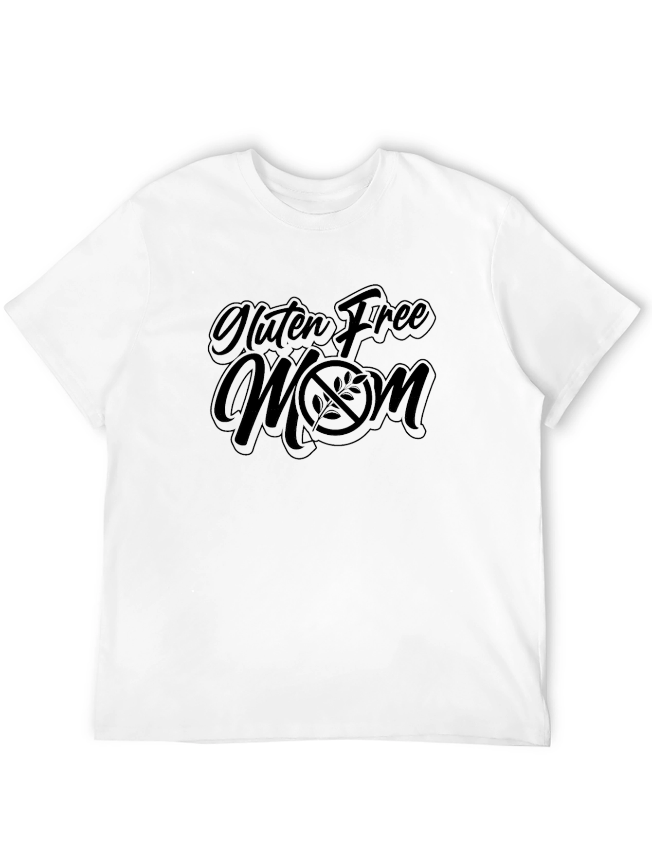 Gluten Free Mom Graphic T-Shirt - Black