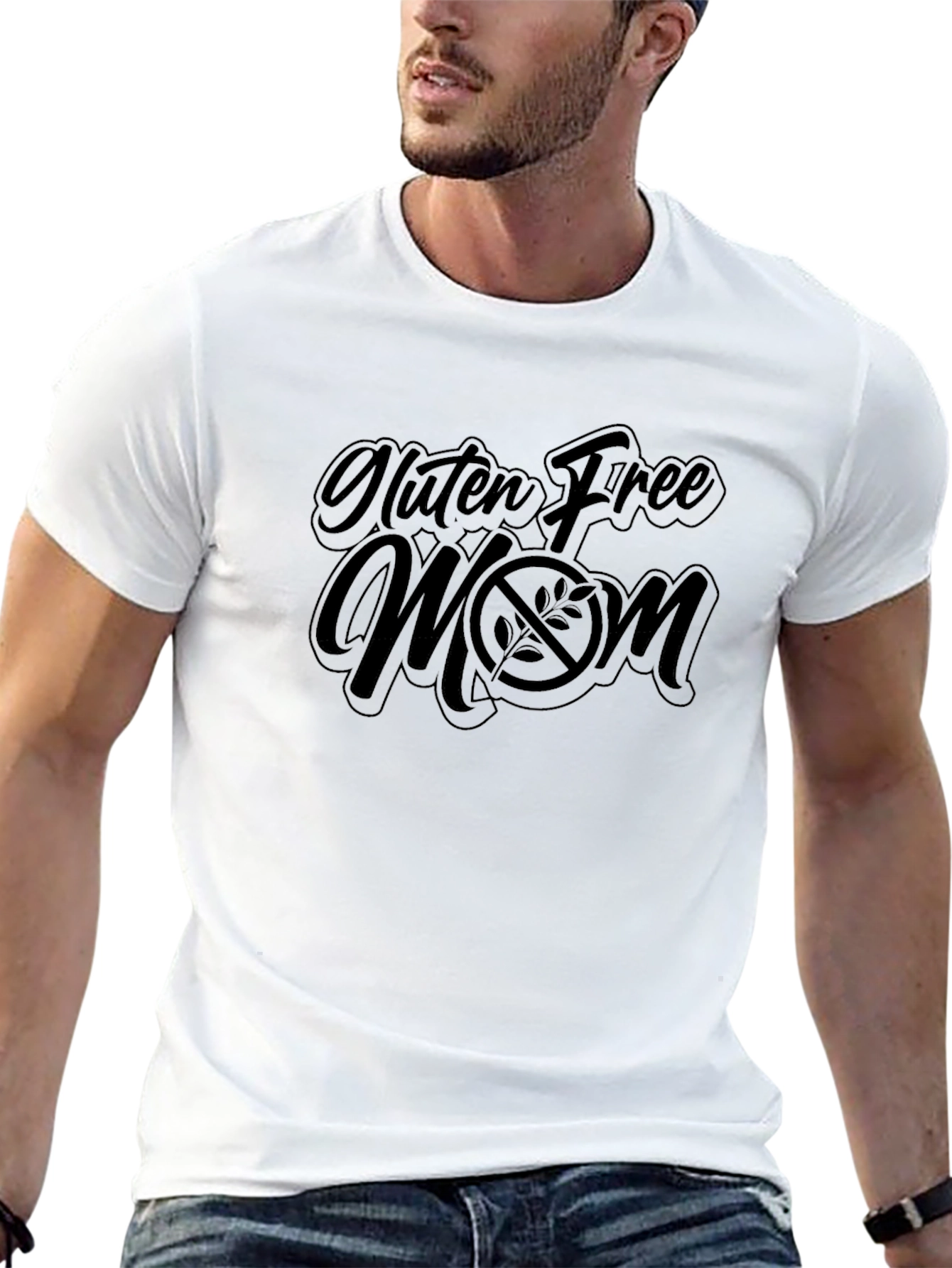 Gluten Free Mom Graphic T-Shirt - Black