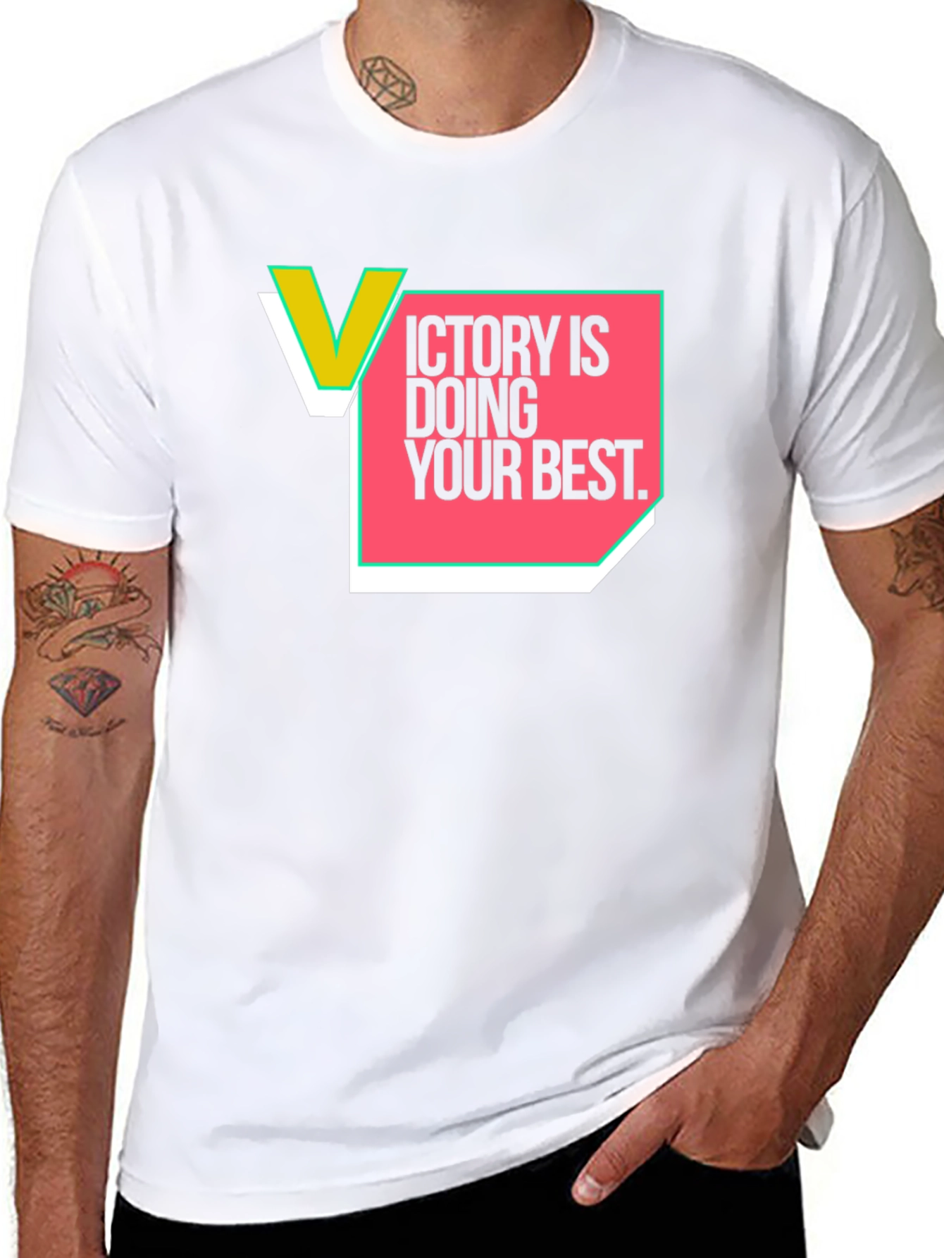 Victory is Doing Your Best Graphic Tee