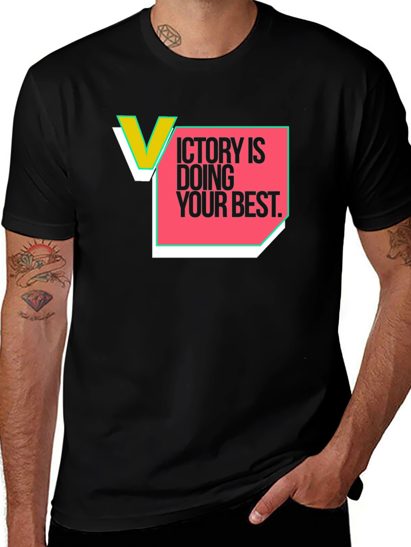 Victory is Doing Your Best Graphic Tee