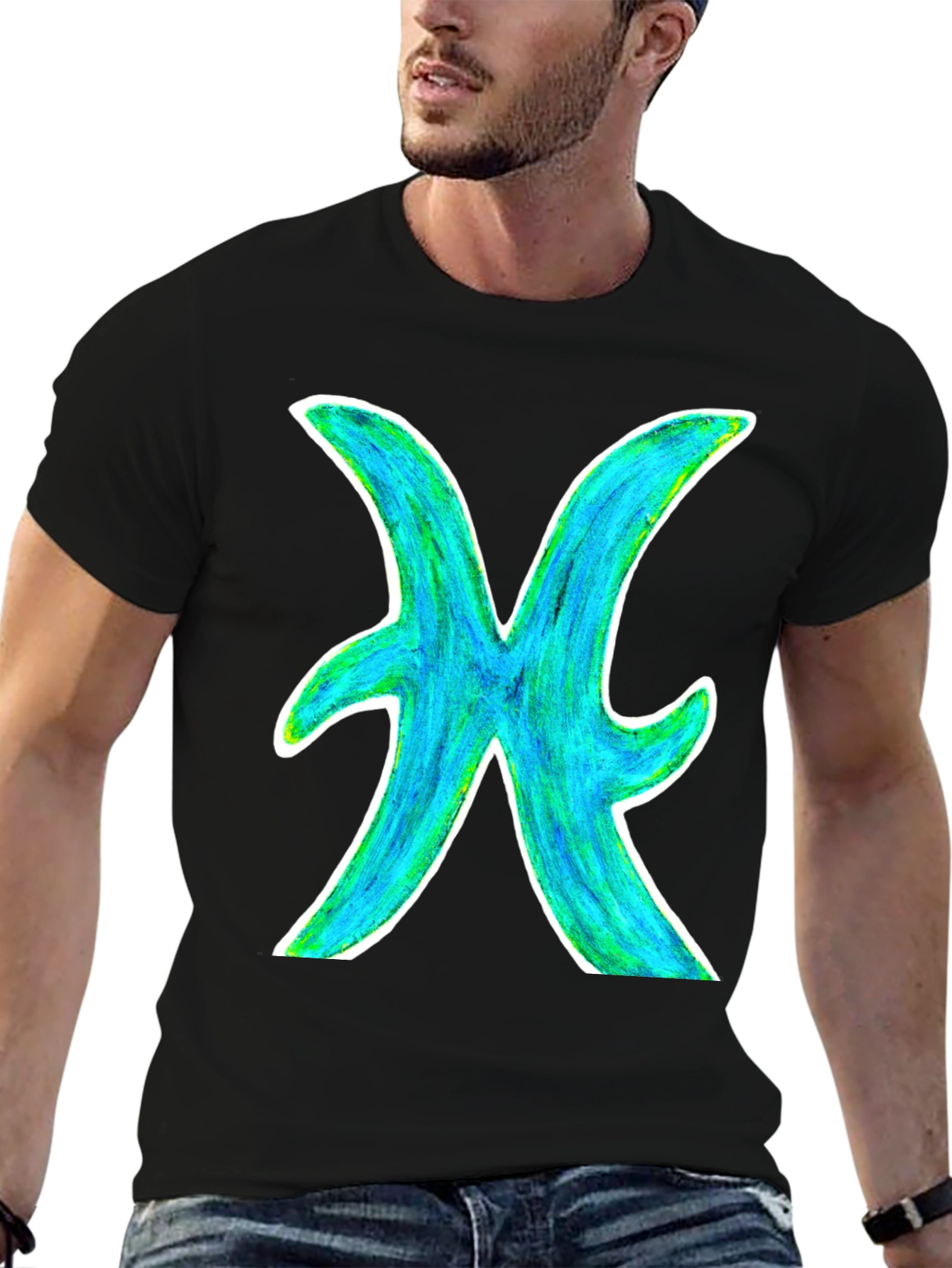 Pisces Zodiac Sign Graphic T-Shirt