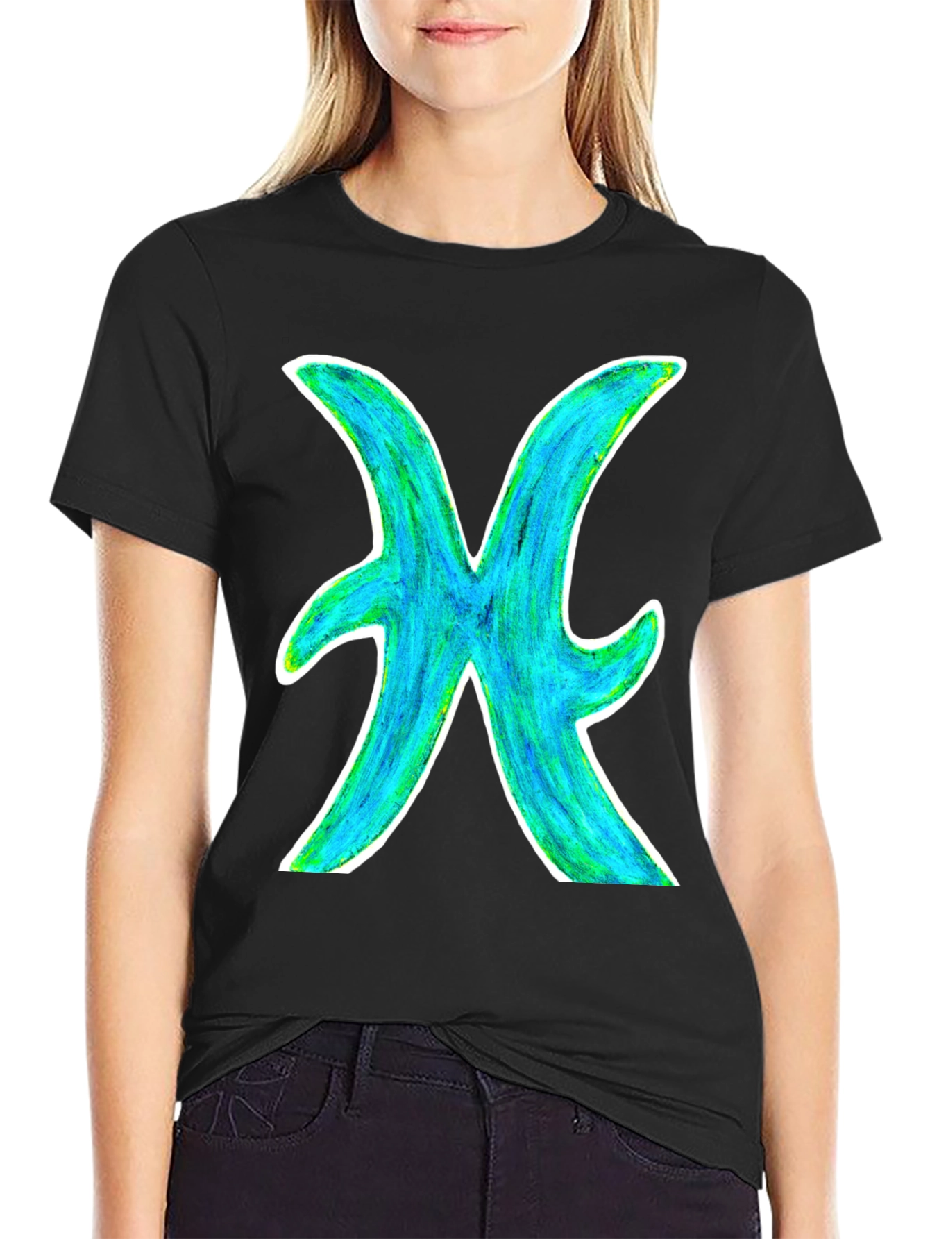 Pisces Zodiac Sign Graphic T-Shirt