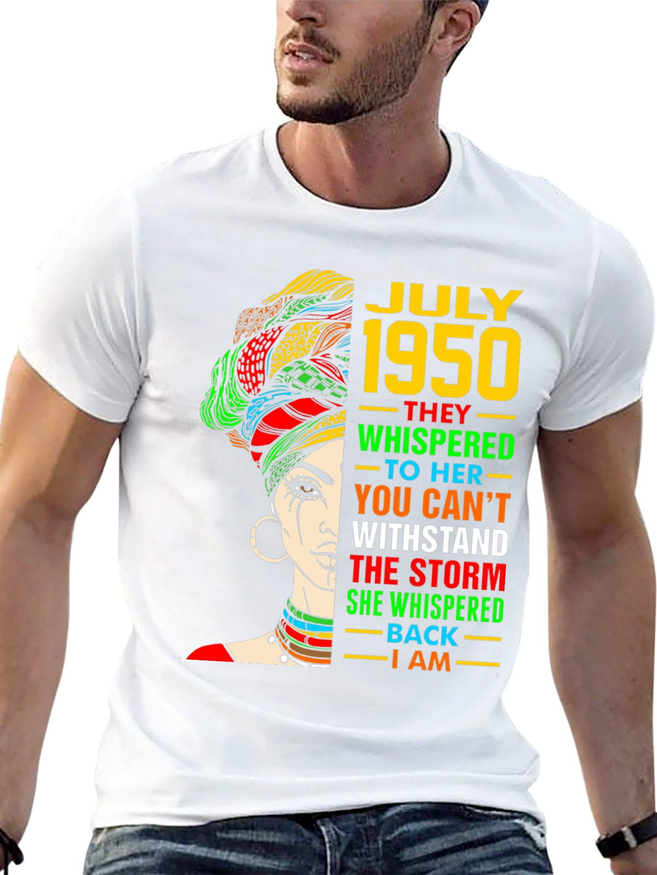 July 1950 Queen T-Shirt - Birthday Gift Idea