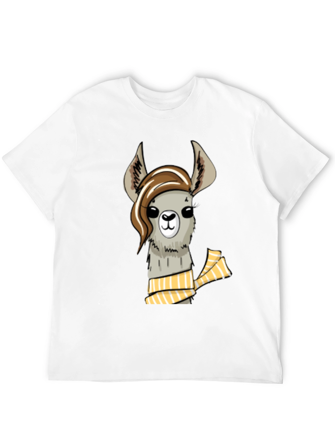 Llama with Scarf Graphic T-Shirt - Stylish and Unique