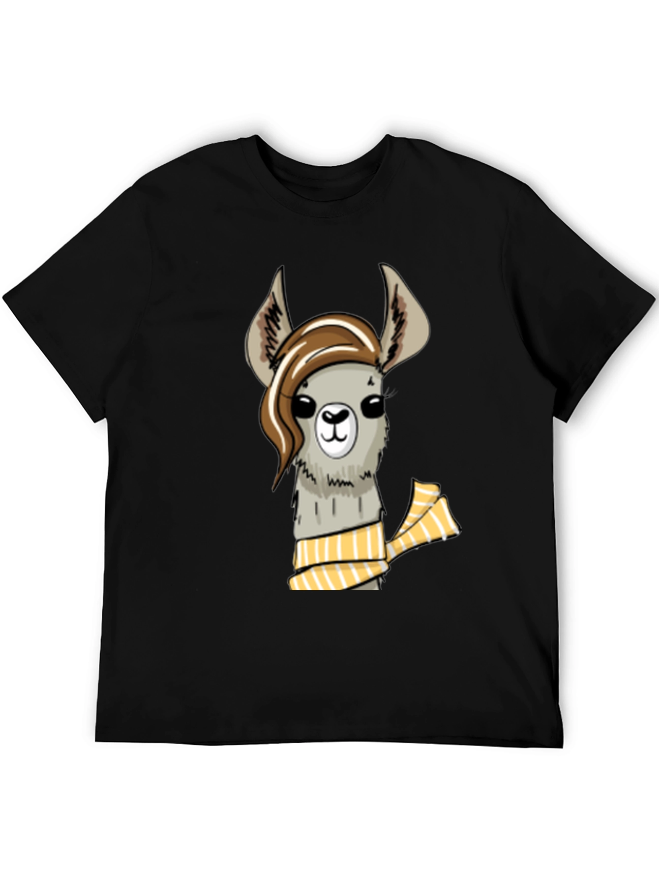 Llama with Scarf Graphic T-Shirt - Stylish and Unique