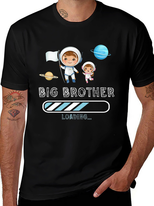 Big Brother Loading T-Shirt - Astronaut Design