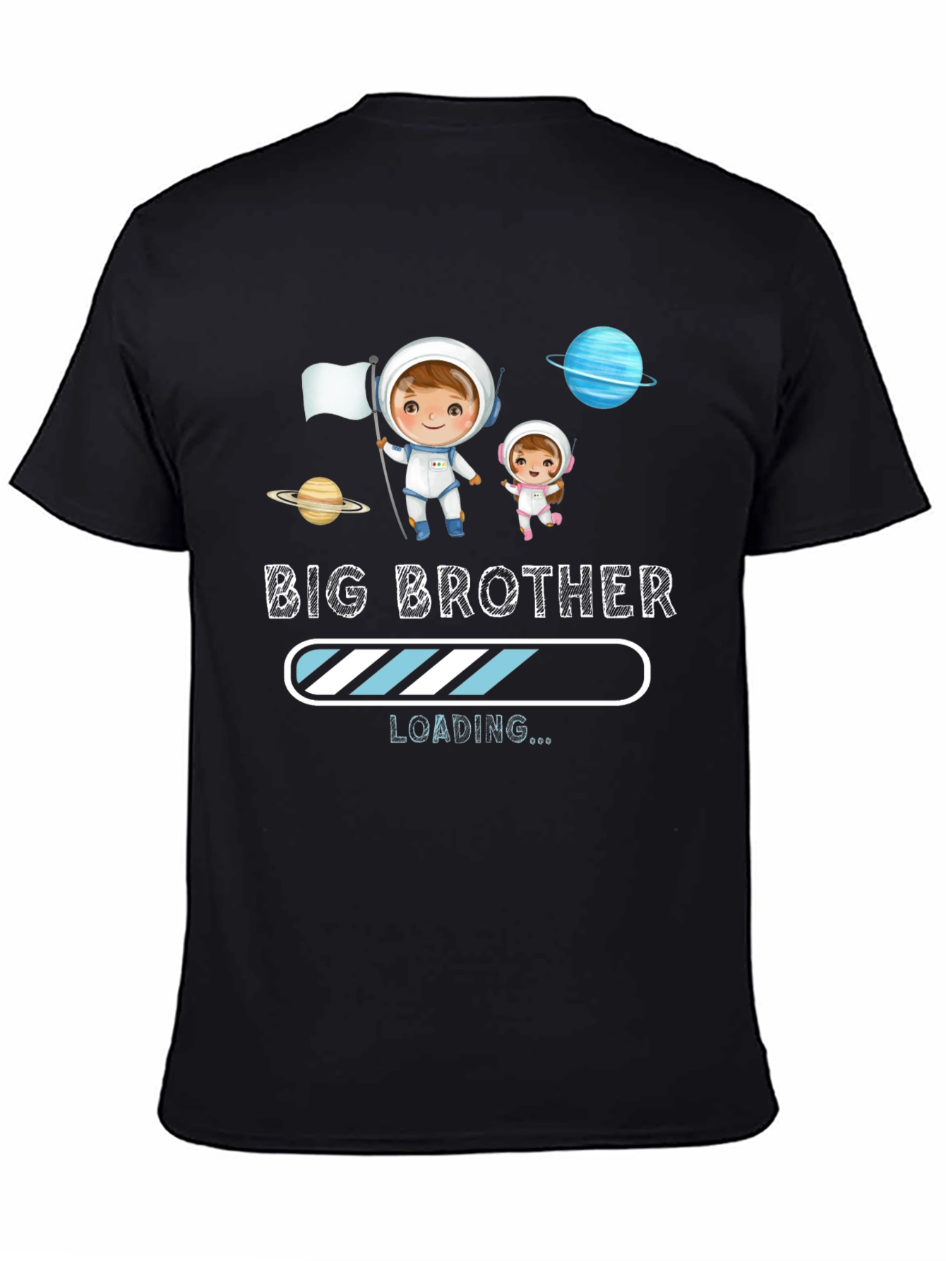 Big Brother Loading T-Shirt - Astronaut Design